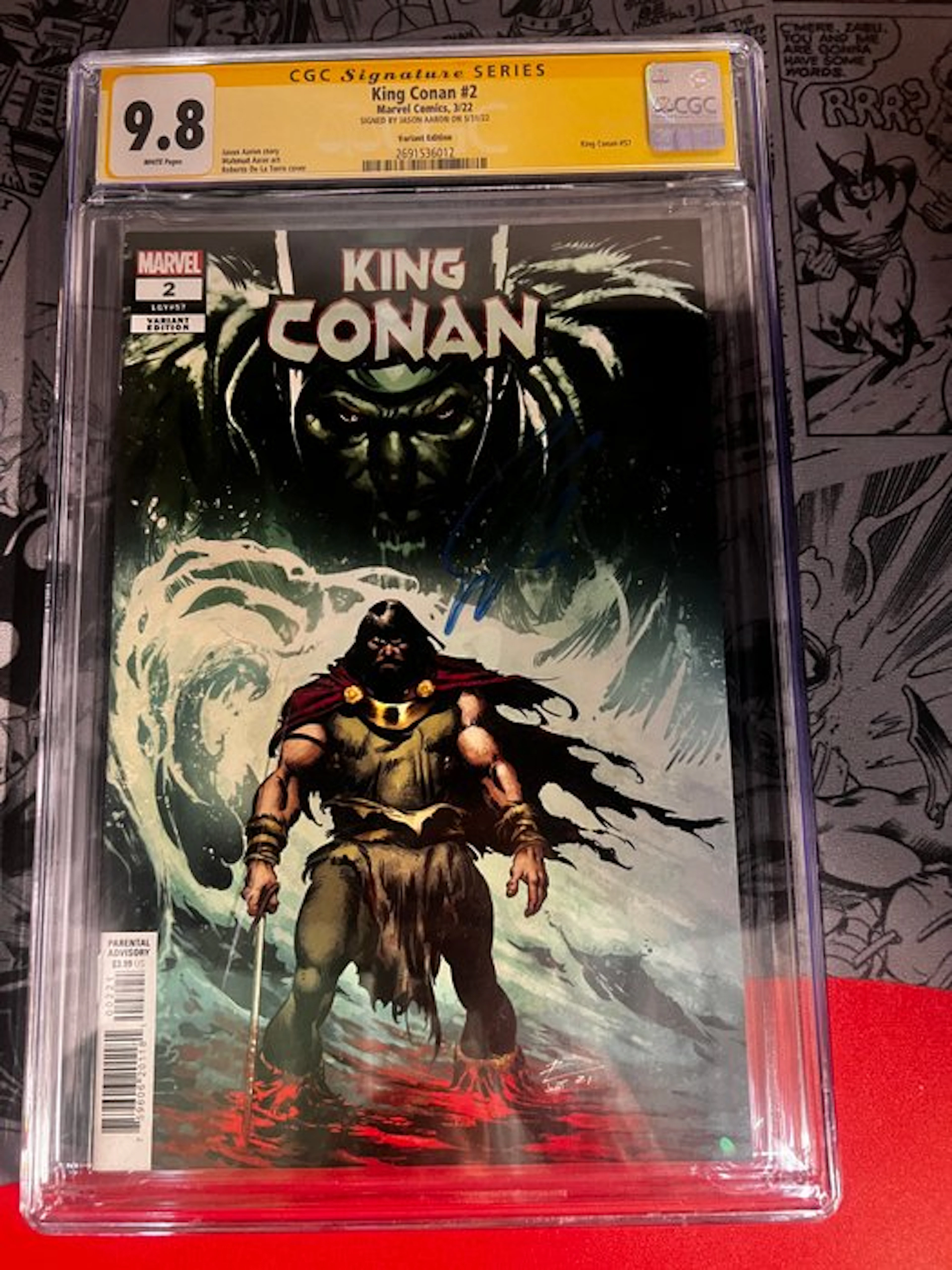 King Conan 2 - King Conan #2 - 1 Signed comic, Graded comic - 2022 - CGC 9.8