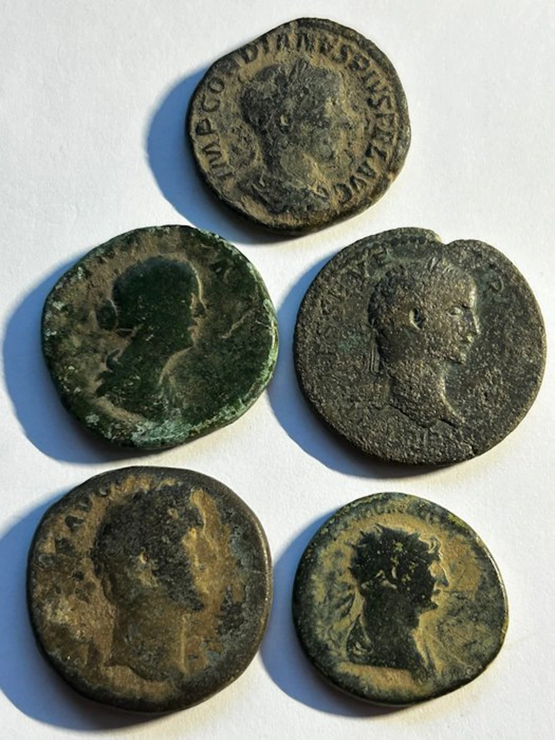 Roman Empire (Provincial) Lot 5 coins (No reserve price)