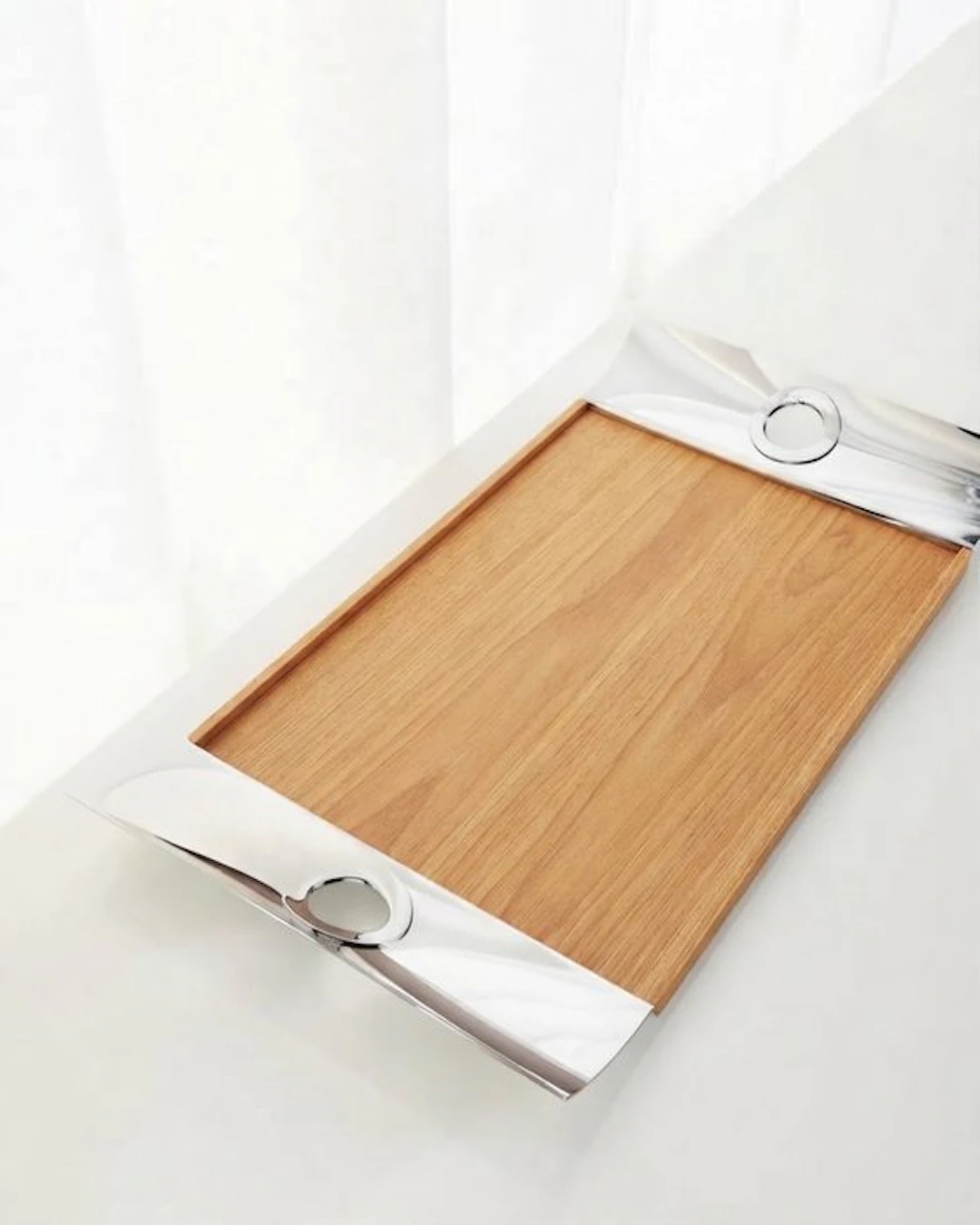 Christofle - Serving tray - Exclusive Oh de Christofle - Wood - Rare