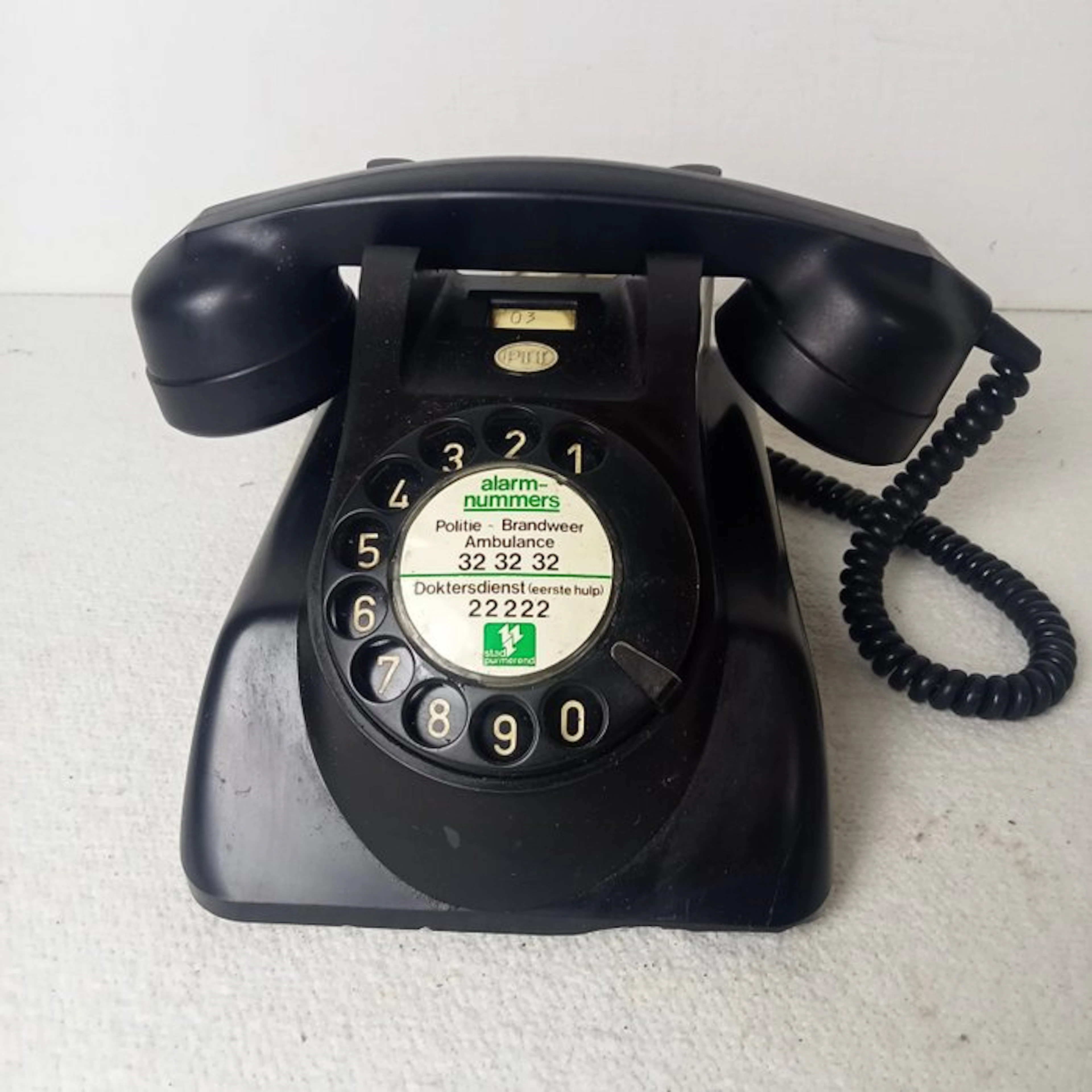 Heemaf 1955 PTT - Analogue telephone - Bakelite