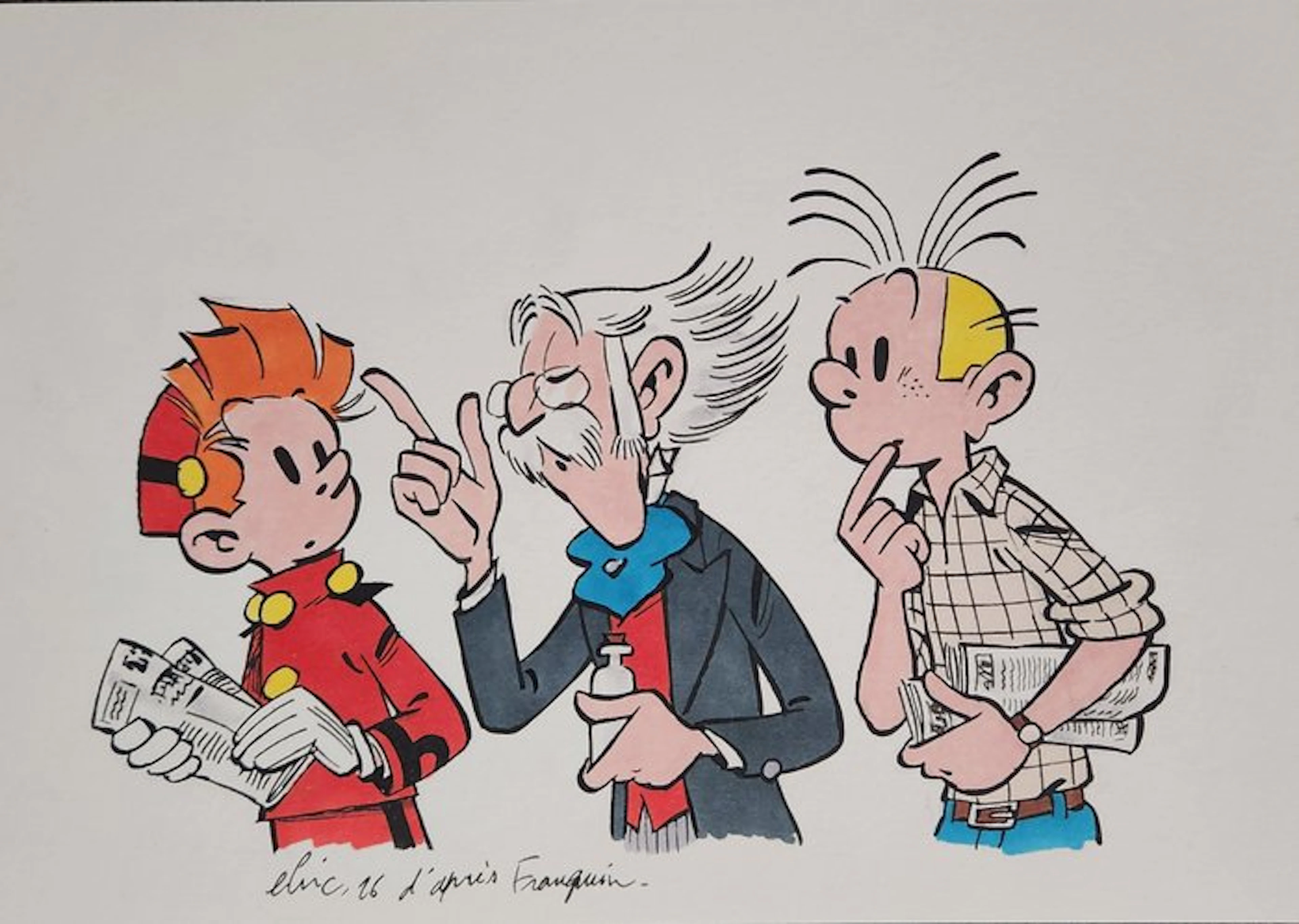 Elric - 1 Original drawing - Spirou