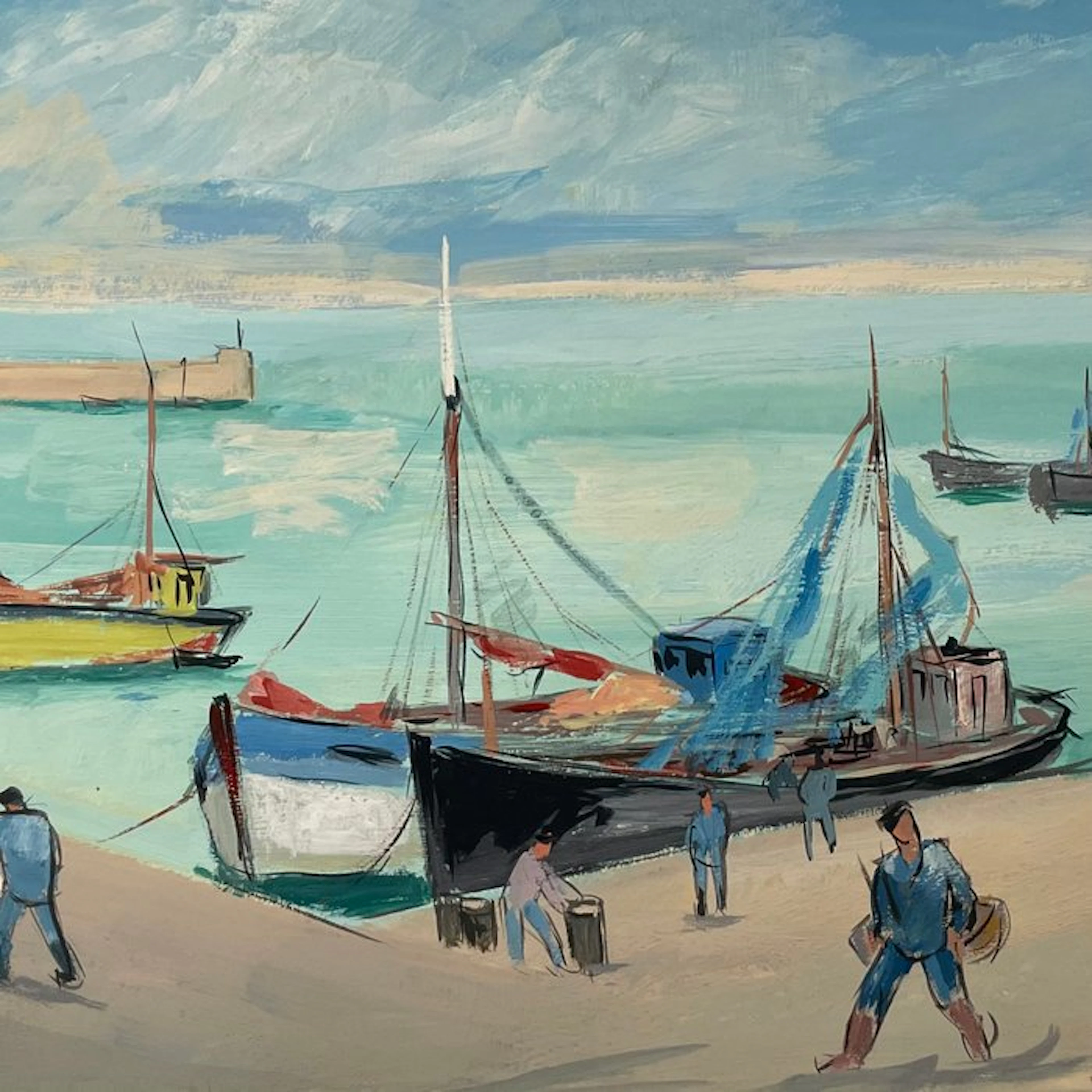 Pierre Abadie-Landel (1896-1972) - Paysage Marine...