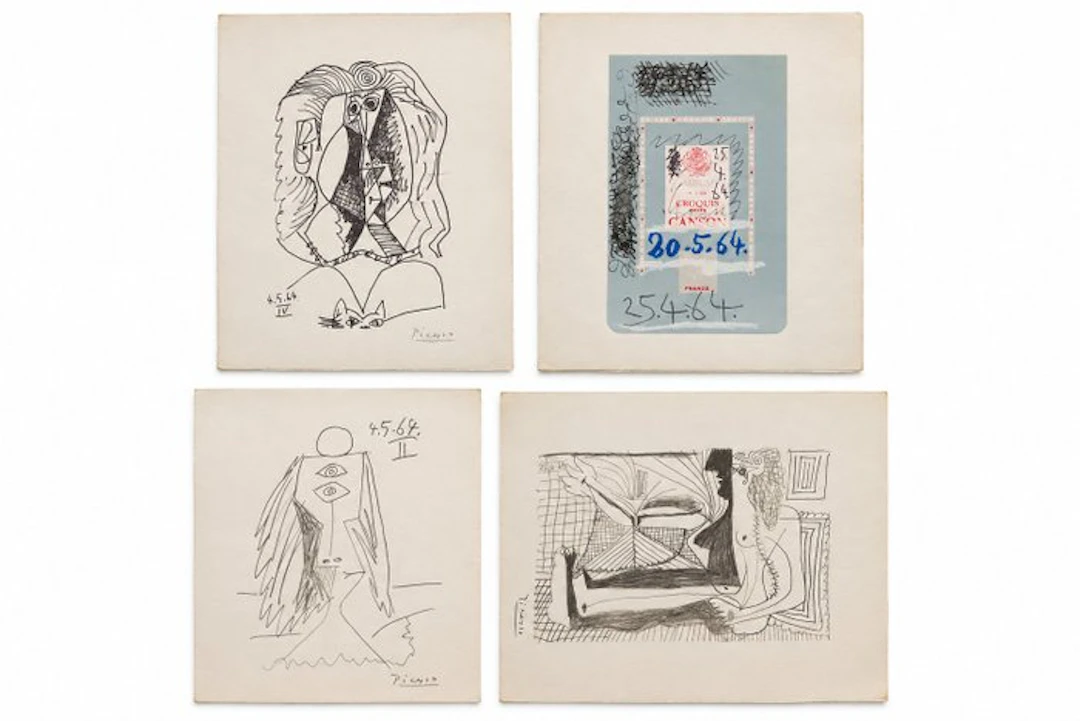 Pablo Picasso (1881-1973) - Le Goût du Bonheur (1970)...