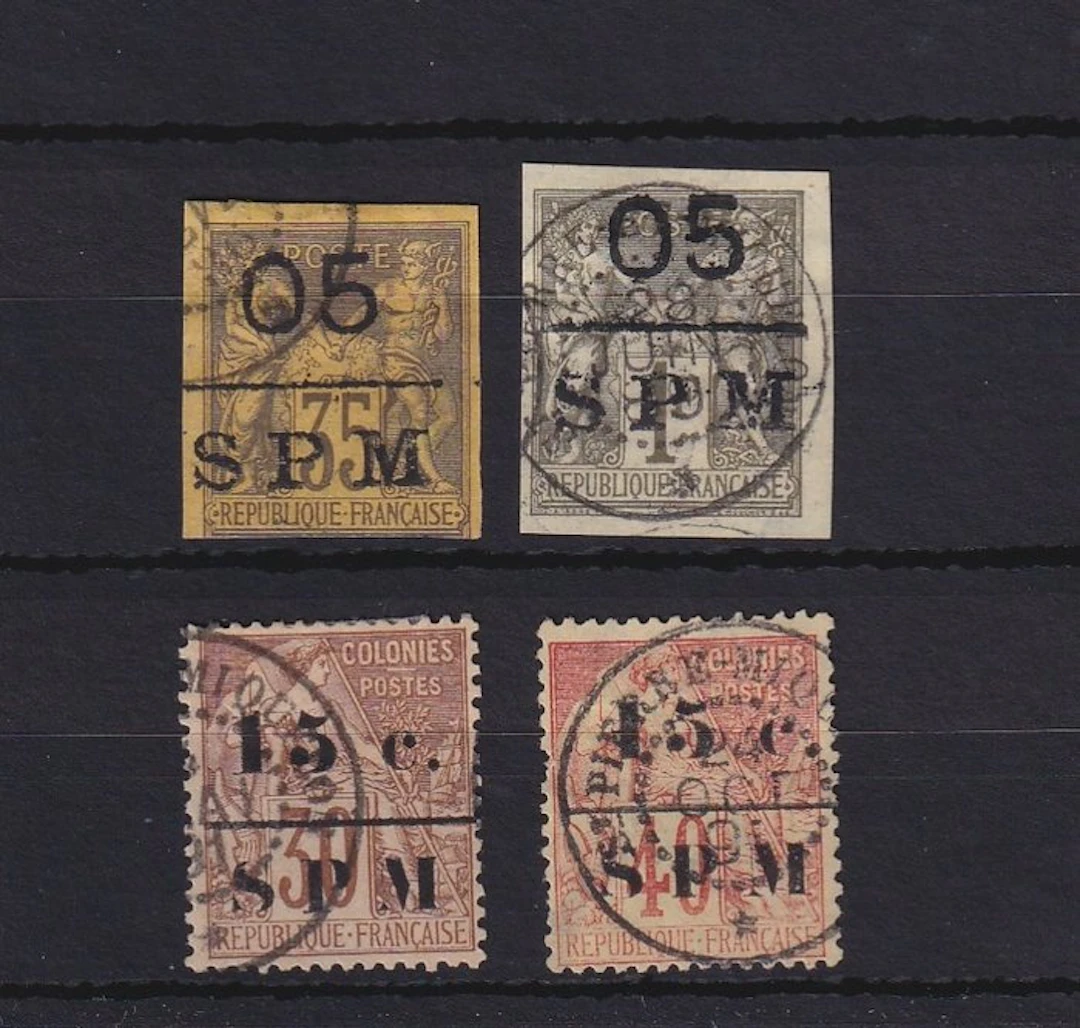 Saint Pierre et Miquelon 1885/1891 - cote 420€