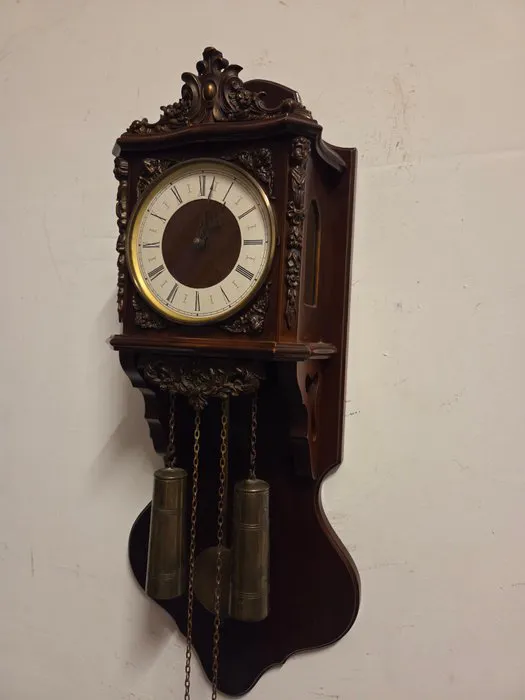 Wall clock - Wood - 1960-1970 - Old wall clock