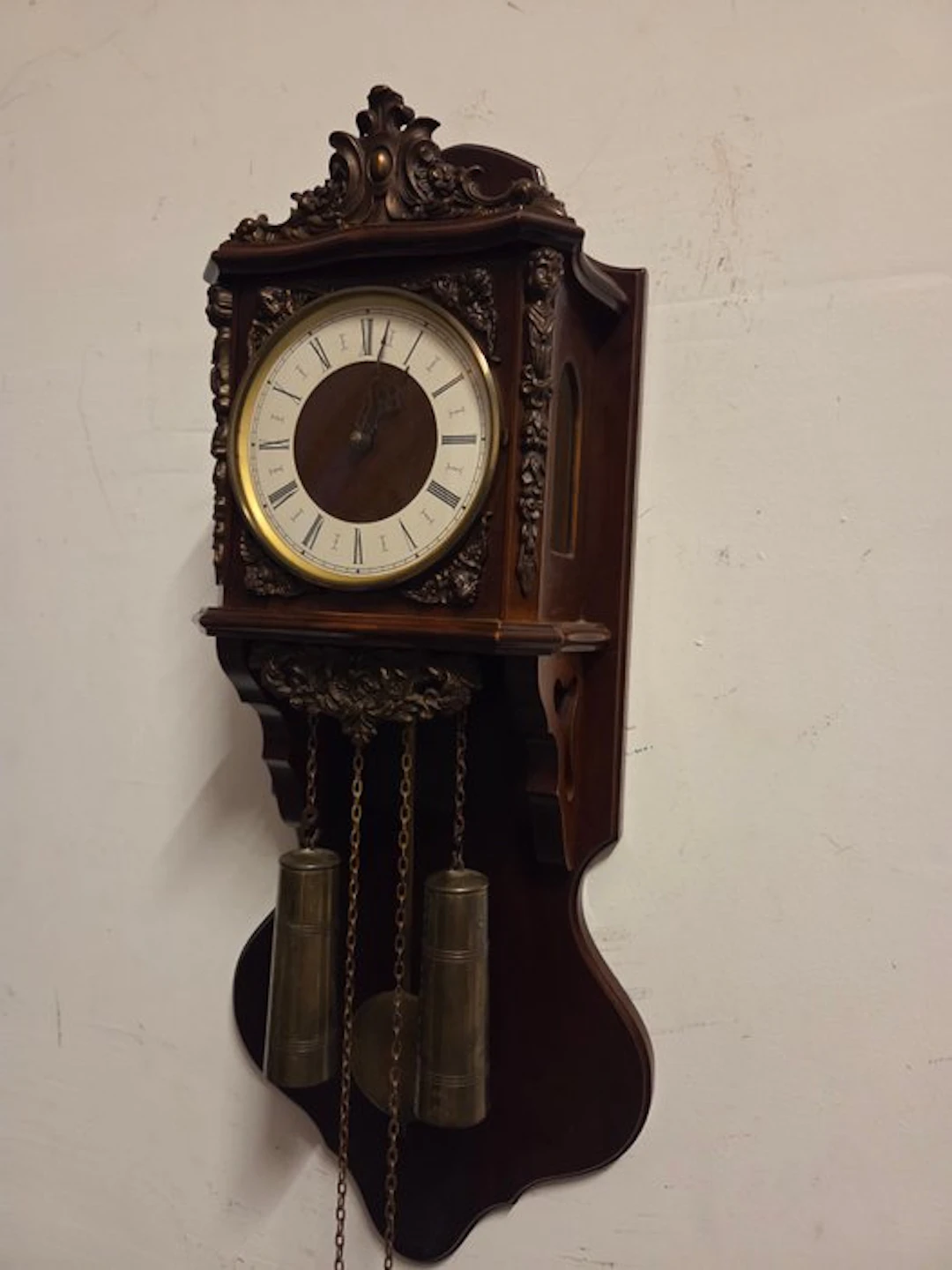 Wall clock - Wood - 1960-1970 - Old wall clock