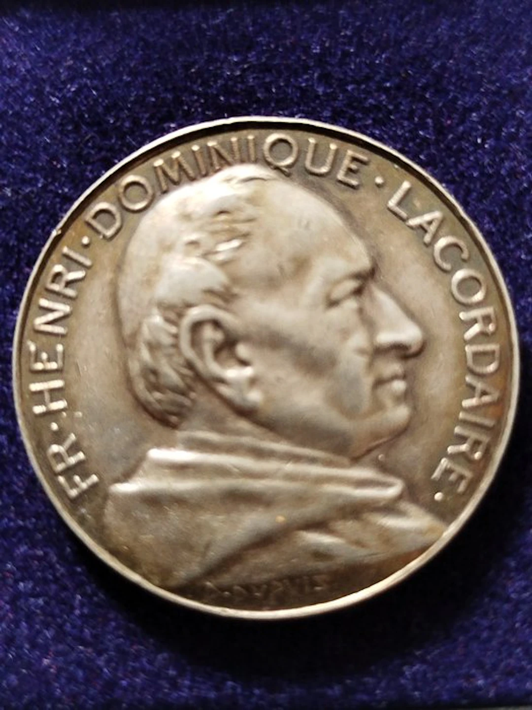 France. Jeton en argent "Frère Henri Dominique Lacordaire" (No reserve price)