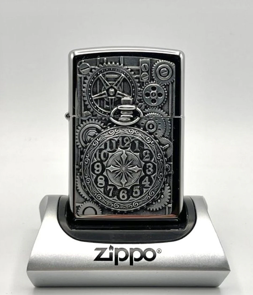 Zippo, No Reserve Price - Steampunk Pocket Watch & Gears...