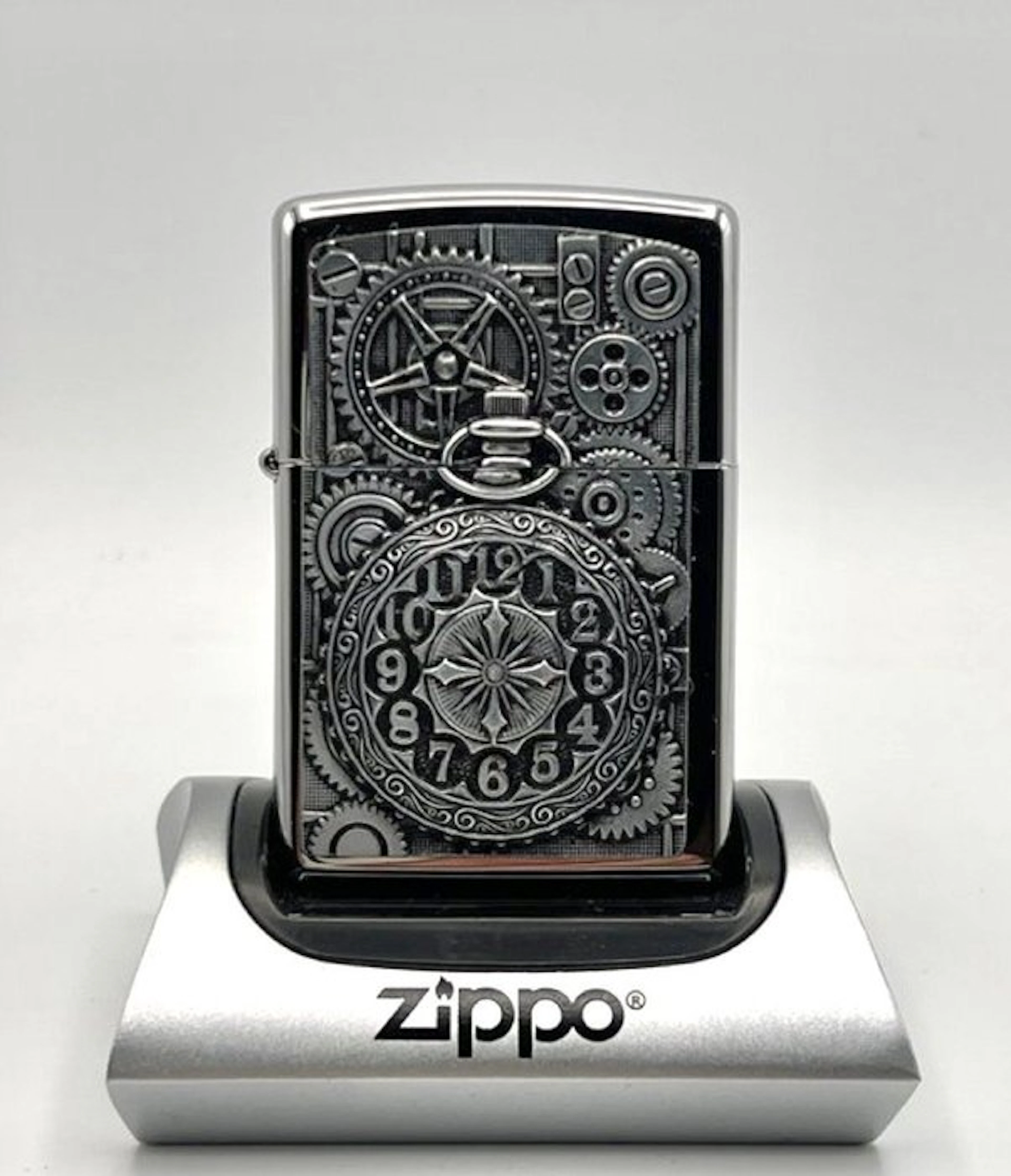 Zippo, No Reserve Price - Steampunk Pocket Watch & Gears...