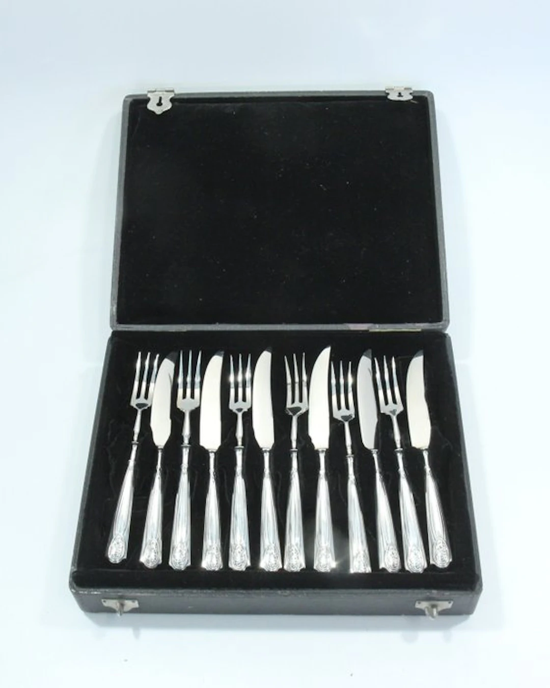 Elegante Jugendstil (1900-1910) fruitcouverts in...
