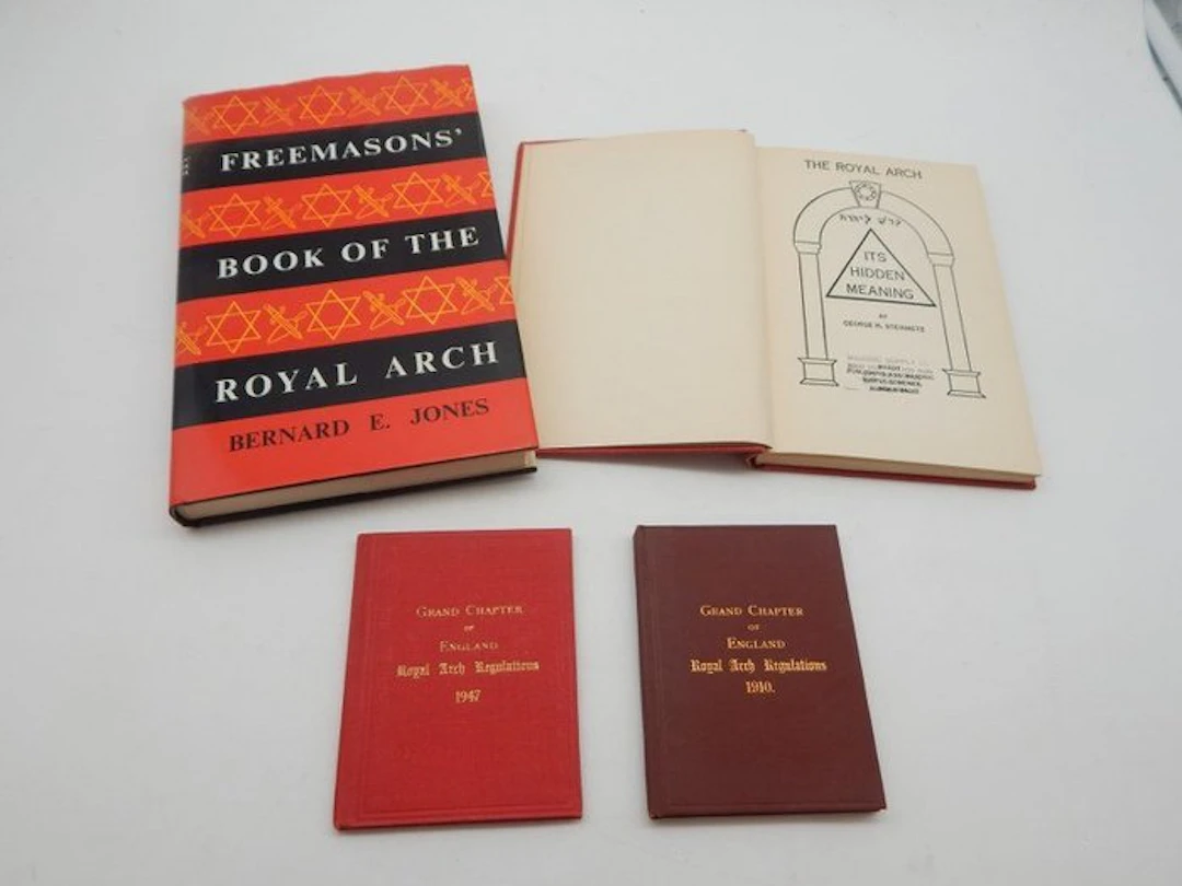 diverse auteurs - masonic vrijmetselarij boeken Royal Arch - 1910-1991