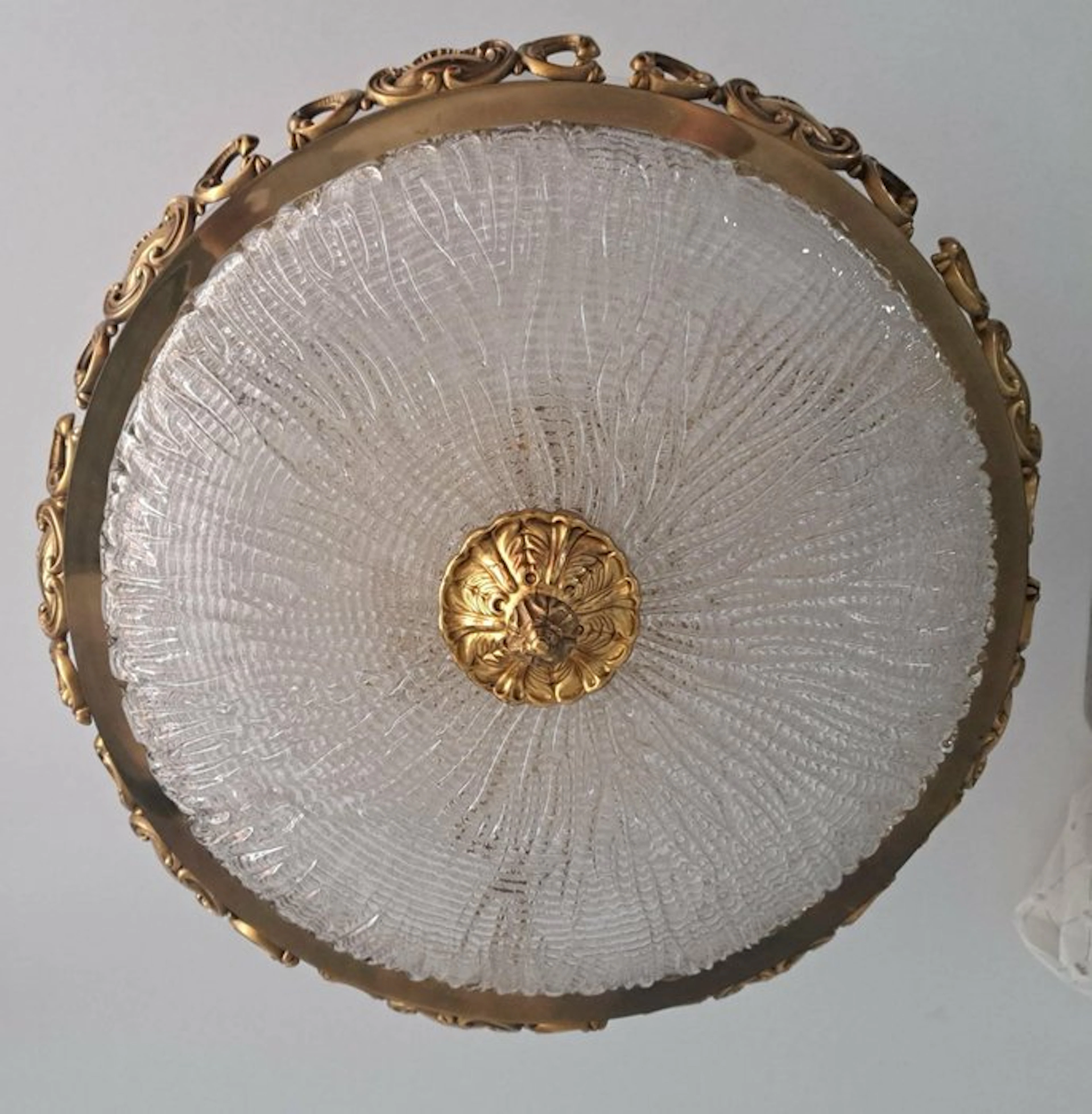 Hanging lamp - Textured glass