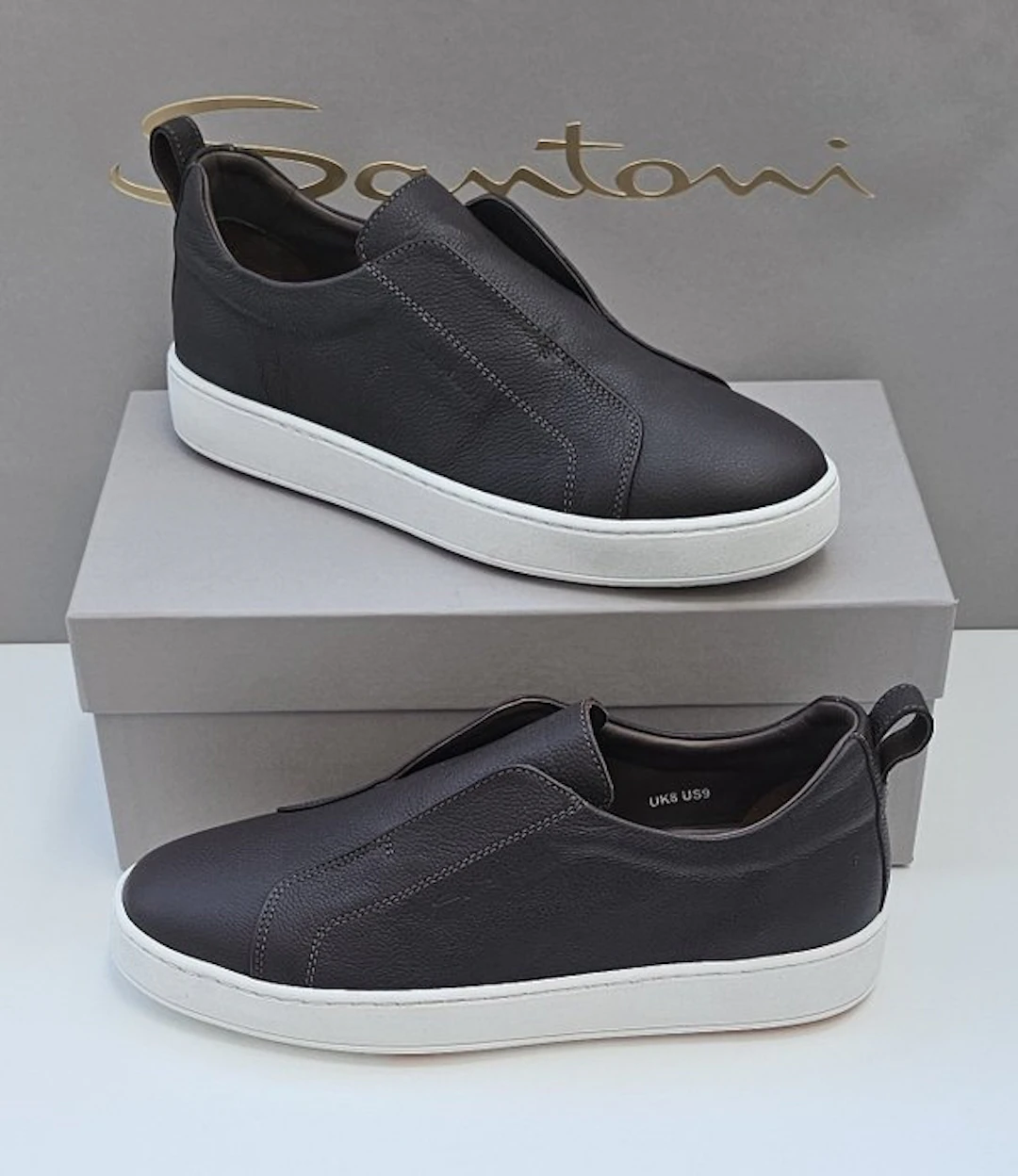 Santoni - Sneakers - Size: EU 42, EU 42.5 - New with tags