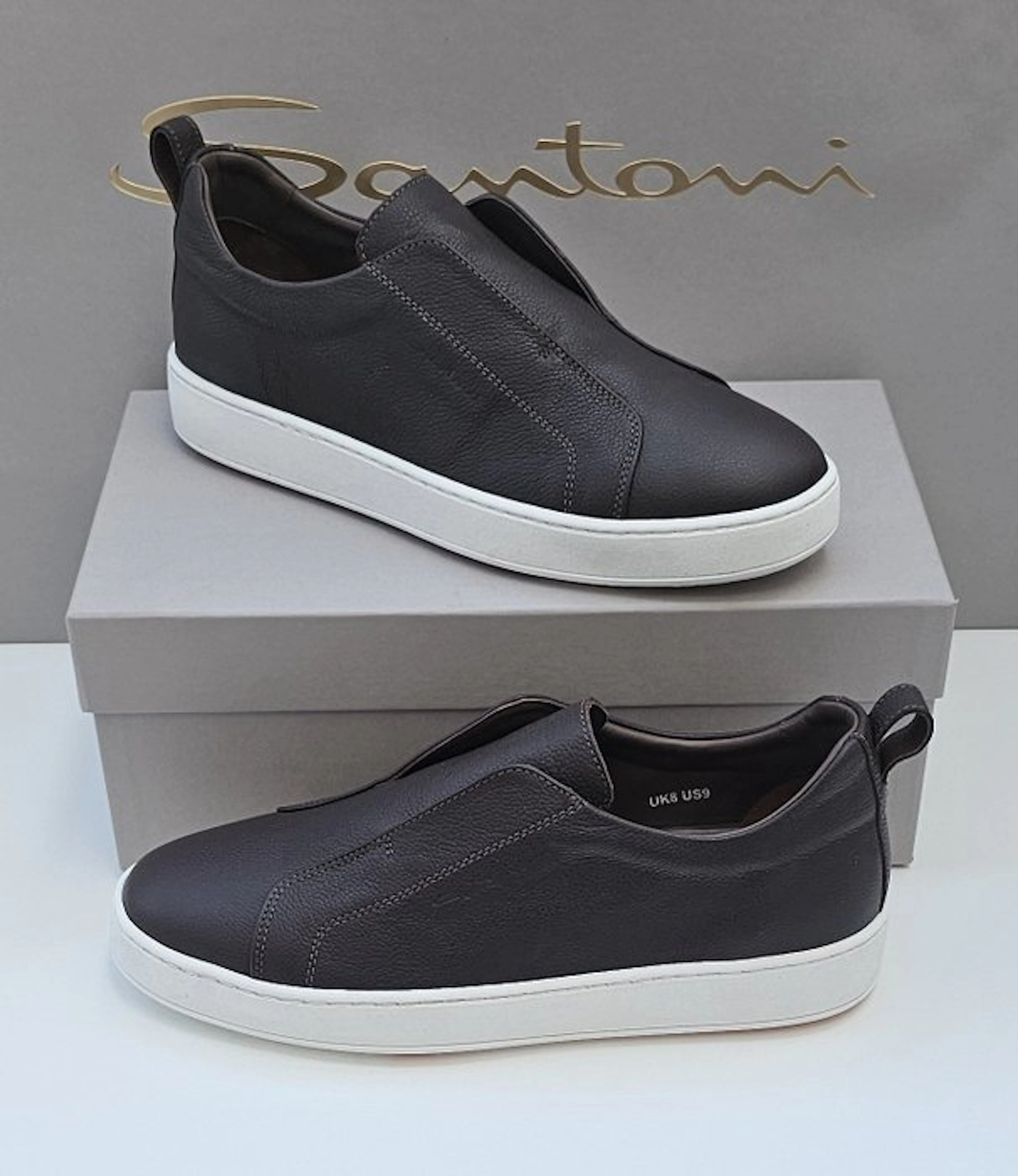 Santoni - Sneakers - Size: EU 42, EU 42.5 - New with tags