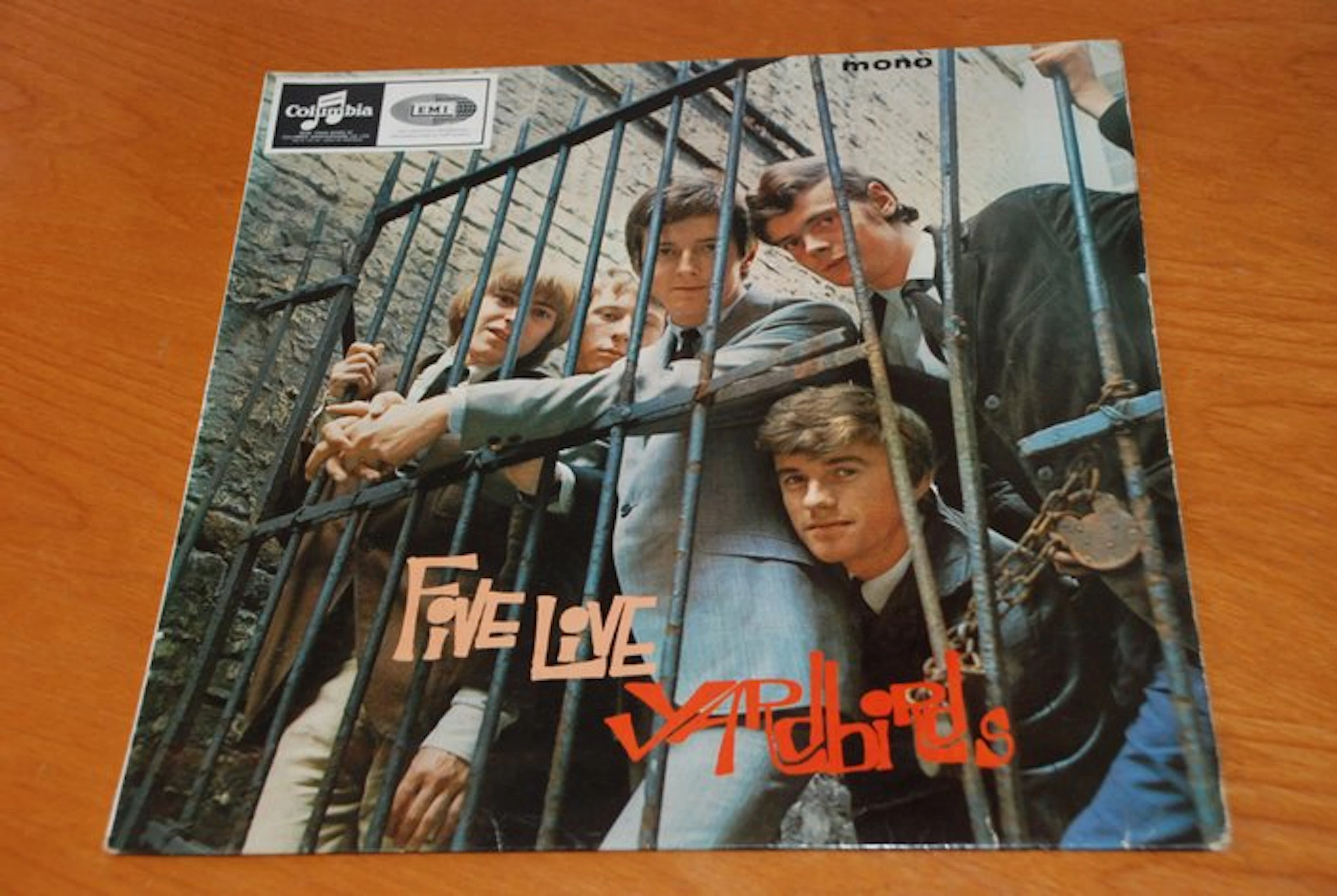 The Yardbirds - FIVE LIVE - LP - 1st Pressing - 1964