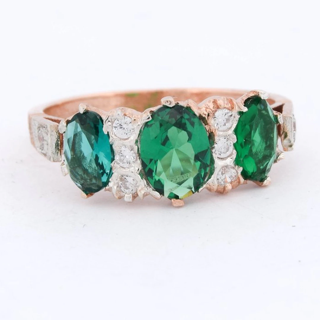 No reserve price - Arm ring - 9 kt. Rose gold - 1.06ct. tw. Spinel - Diamond