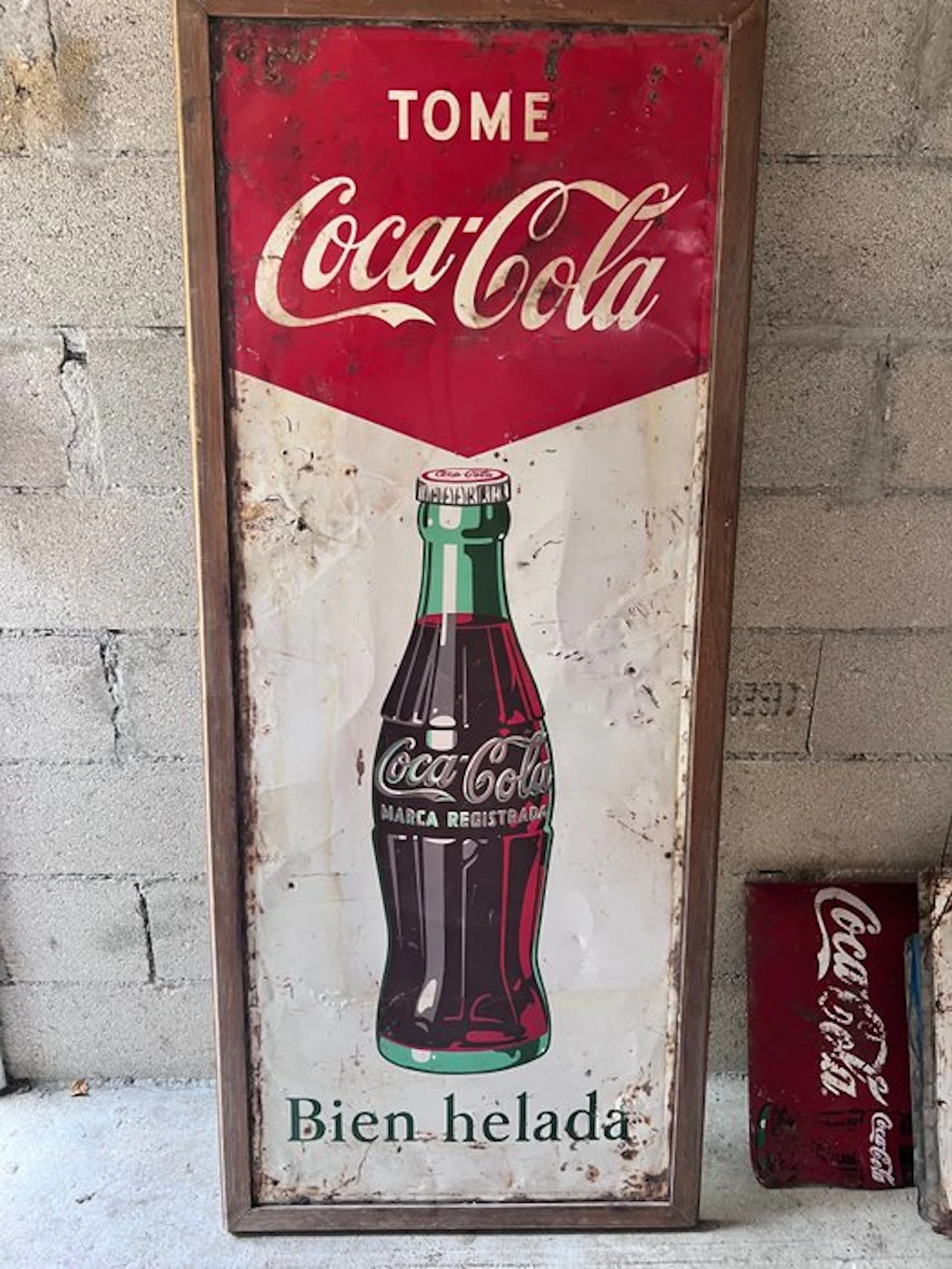 Coca-Cola - Advertising sign - Metal