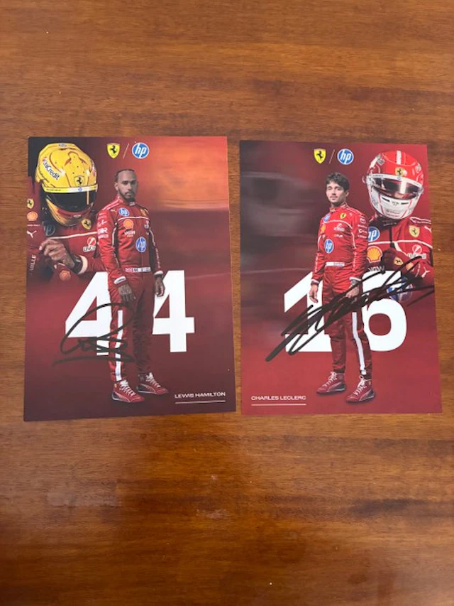 Ferrari - formula uno - Lewis Hamilton , Charles Leclerc - 2025 - Fancard