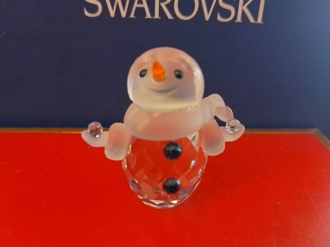 Swarovski - Figurine - Snowman Little - 624572 - Box + Certificate - Crystal