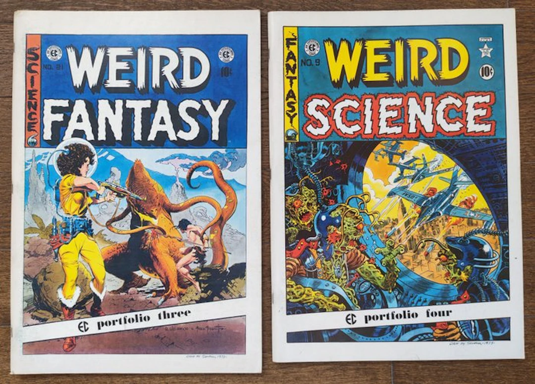 EC Comics – Portfolios Three & Four – Russ Cochran – 1973...