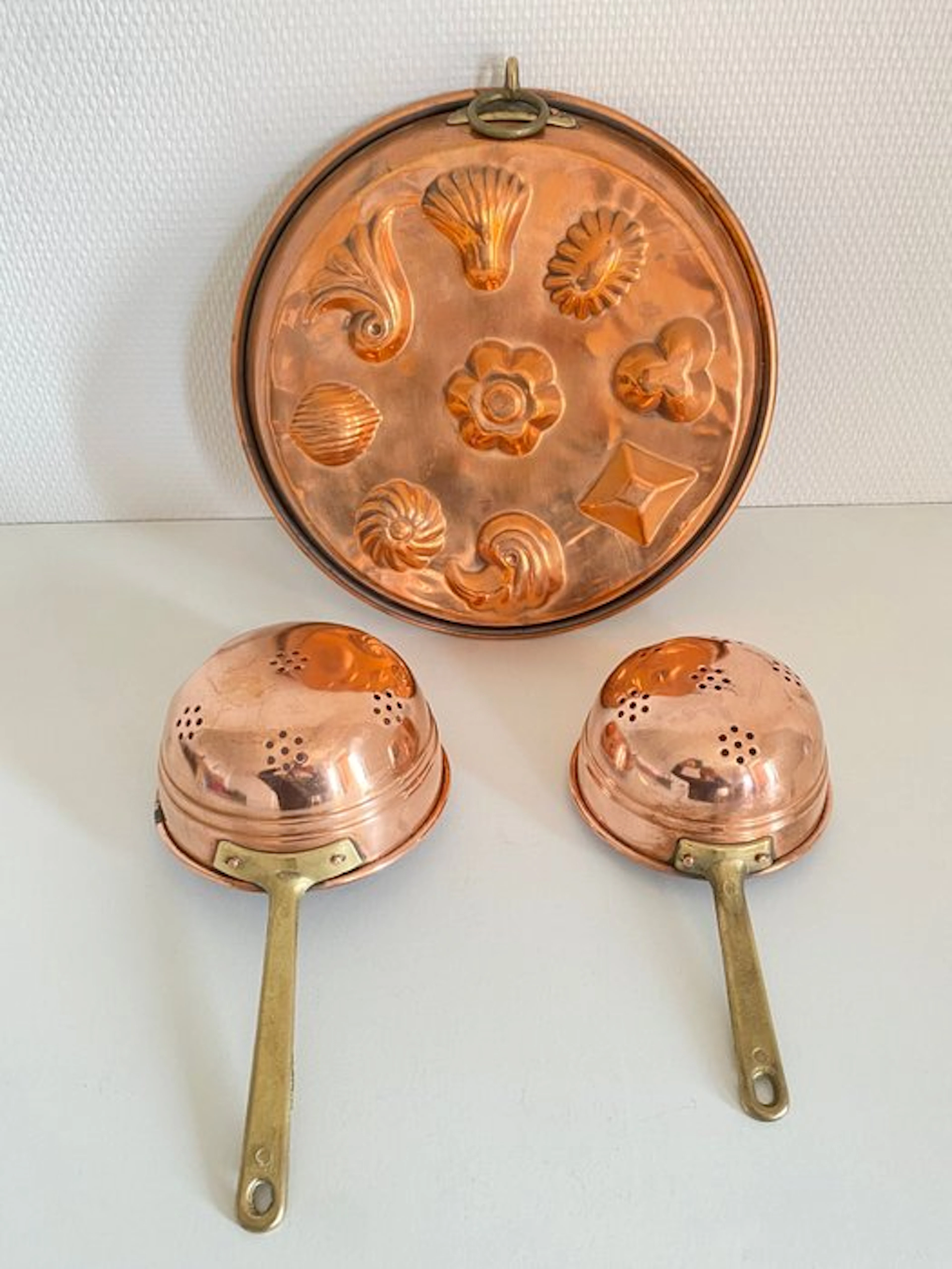 Fabrication Française - Caster (3) - Copper, Brass