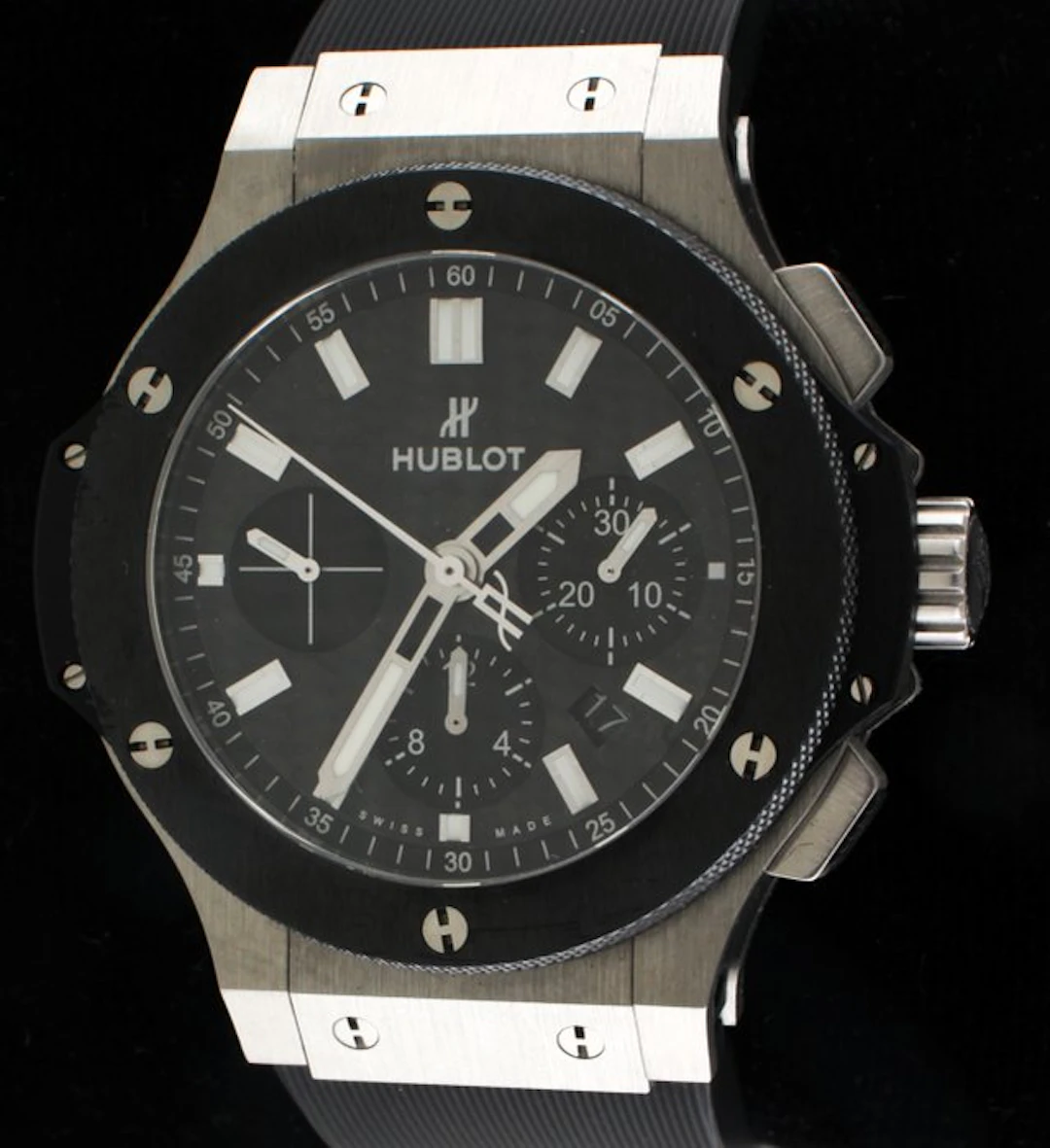 Hublot - 'Big Bang Evolution Chronograph' - Steel Ceramic...