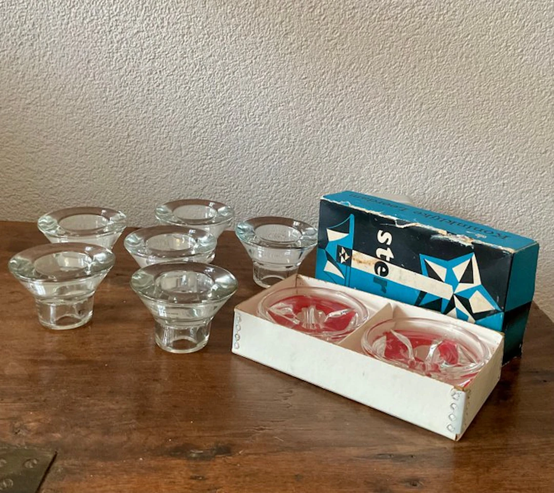 Leerdam - Candleholder (8) - Crystal - Knut and Marianne Hagberg