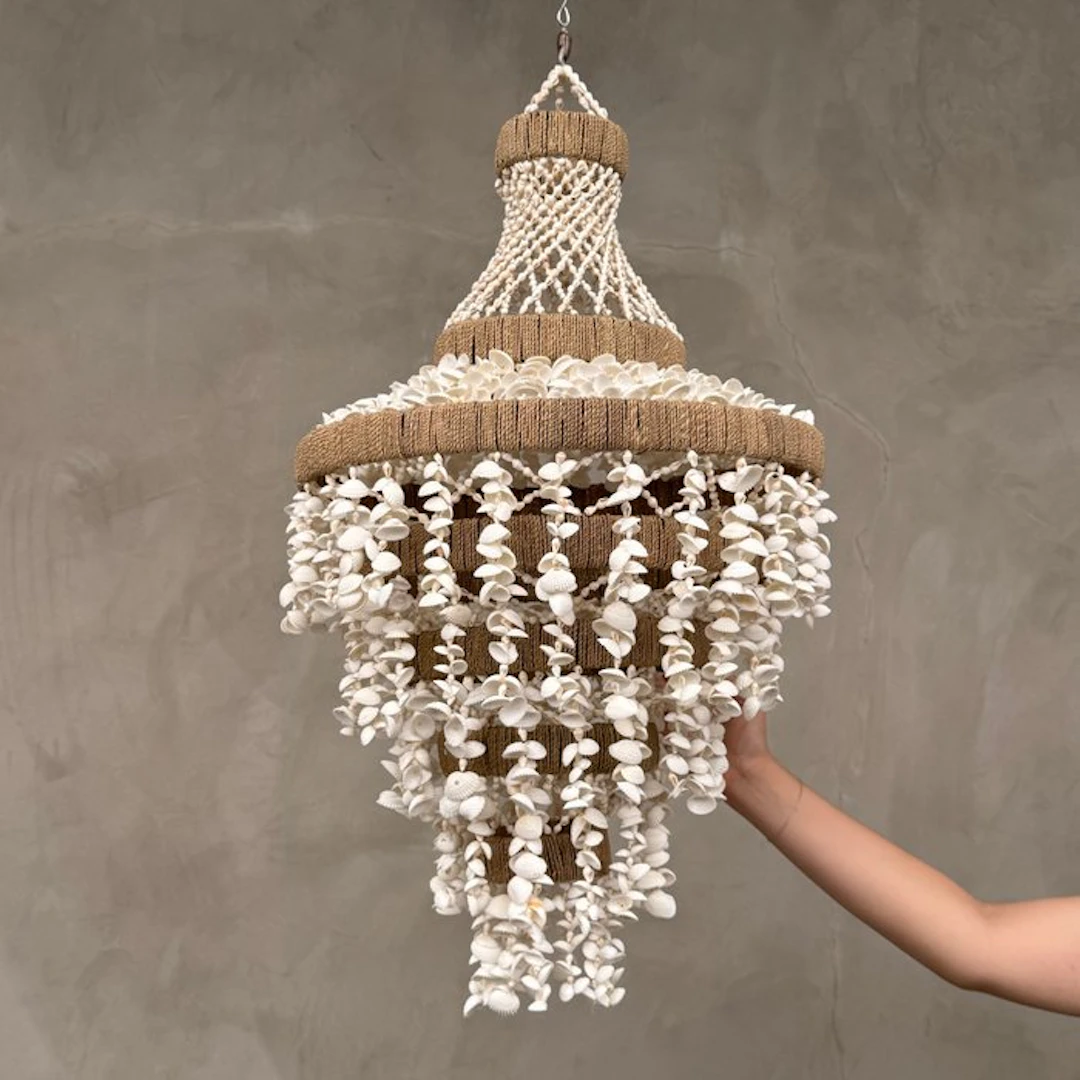 Chandelier - SL16 - Stunning Shell Chandelier - Shell