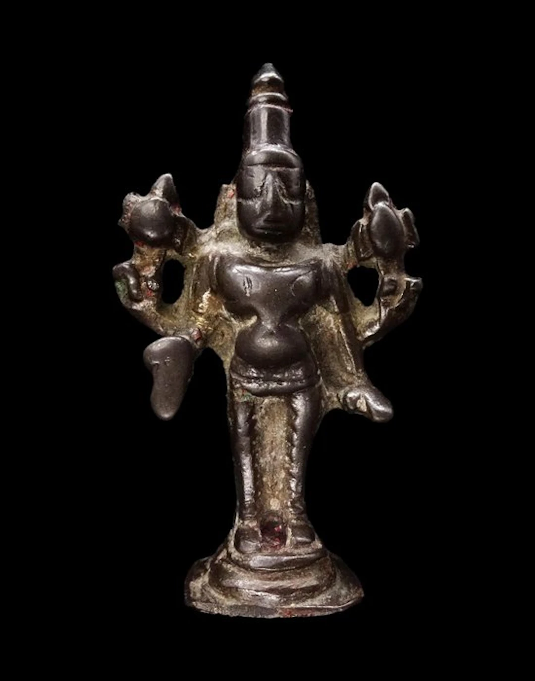 Ancient Asian Hindu deity - Vishnu - 16th/17th century