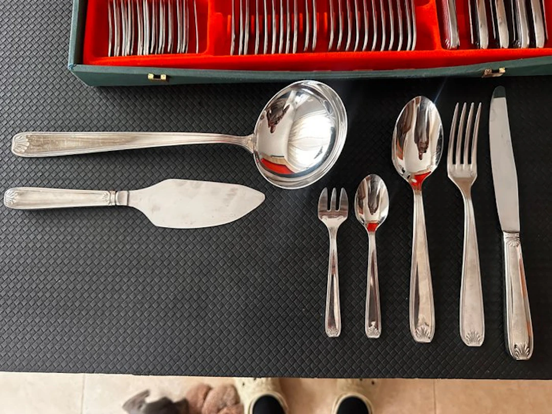 Guy Degrenne - Cutlery set for 12 (62) - Stainless steel