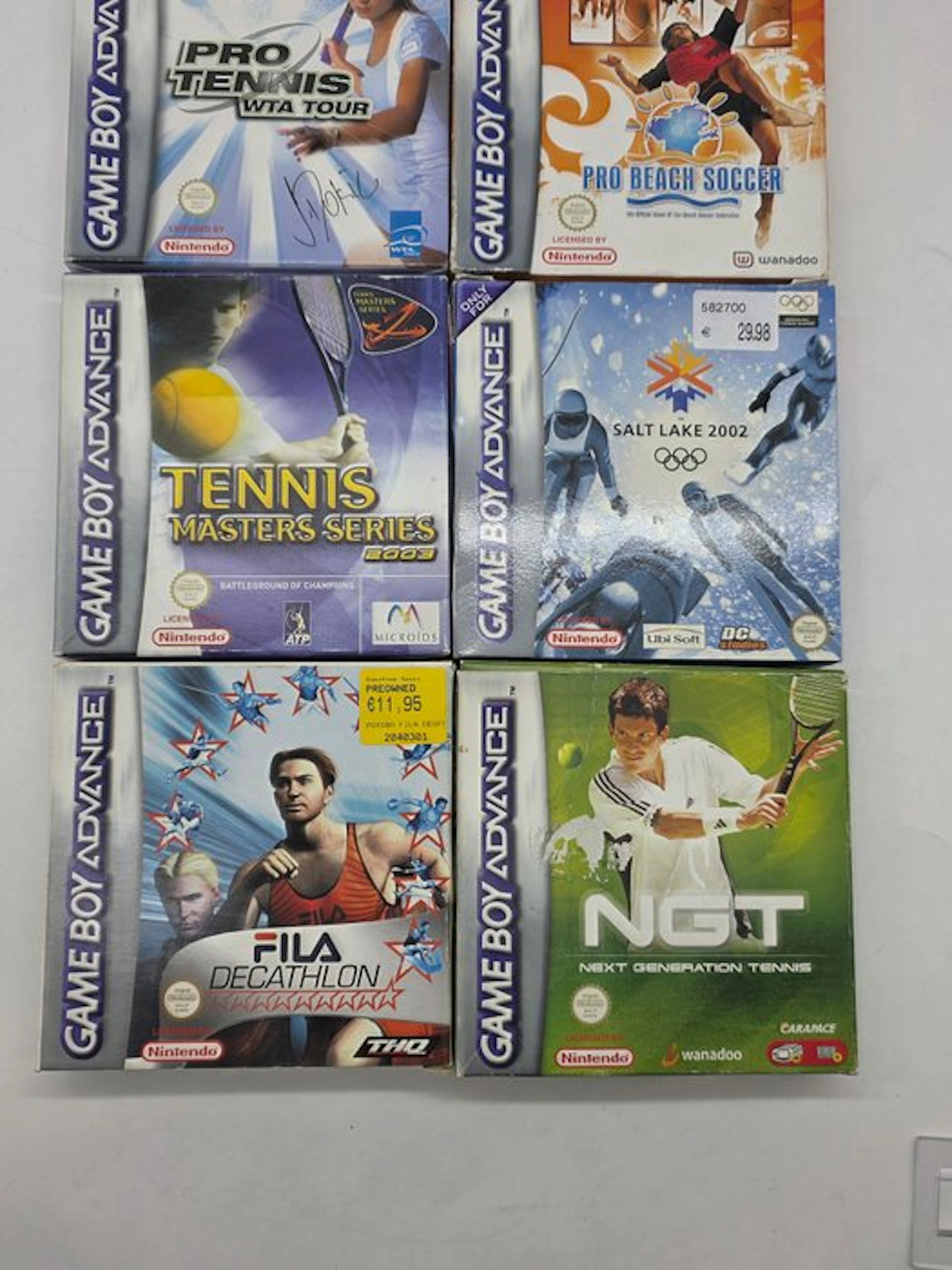 Nintendo - Gameboy Advance - Old stock - GBA - Lot of 8...