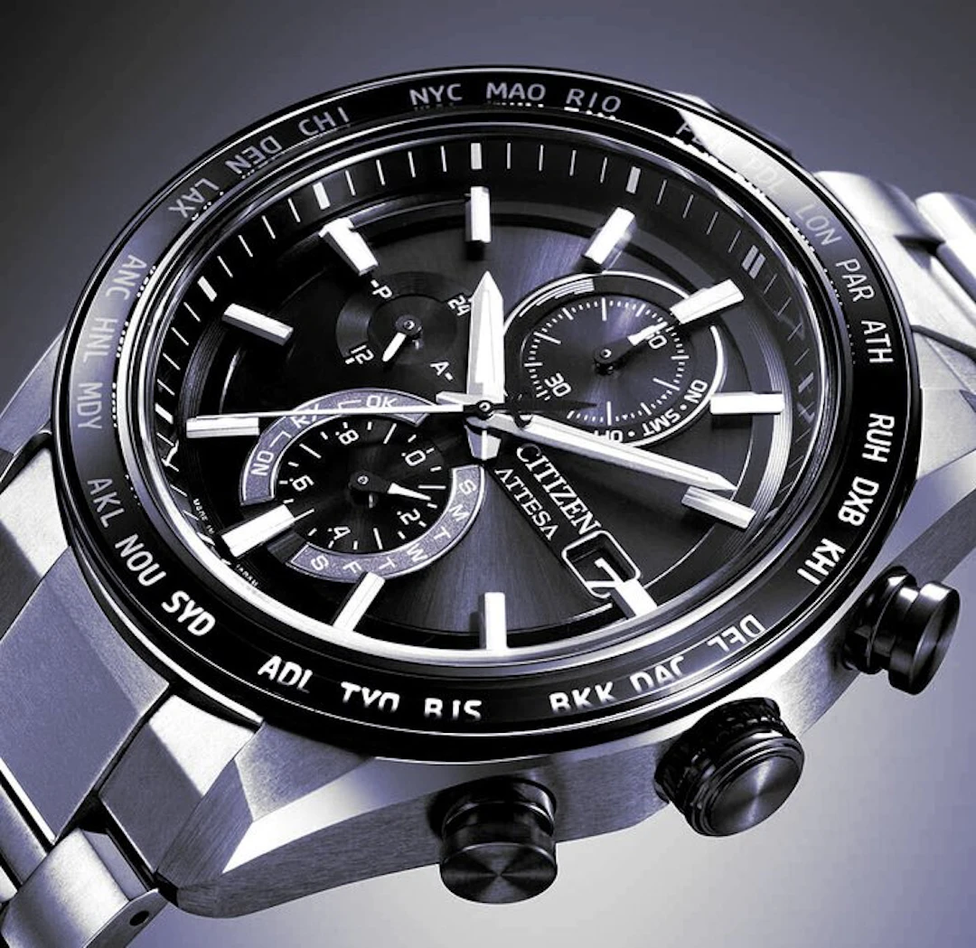 Citizen - Attesa Stratosphere Sapphire Bezel - Titanio...