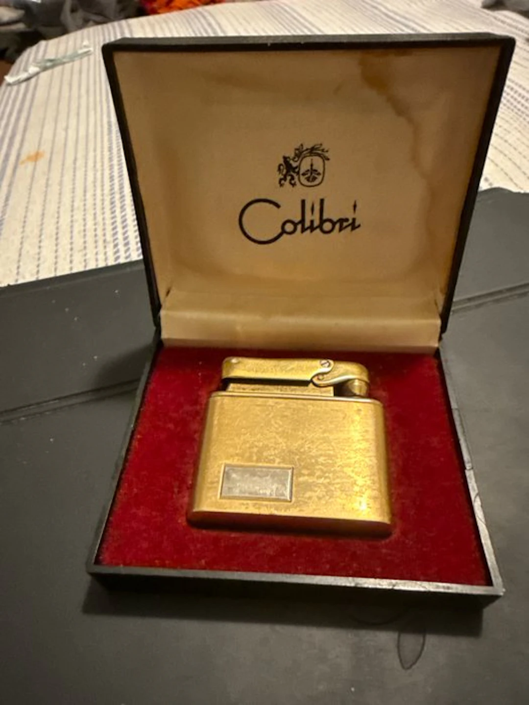 COLIBRÌ - Monogas - Pocket lighter - .750 (18 kt) gold