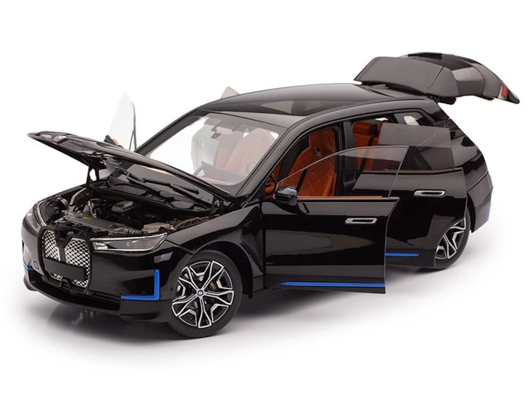 MiniChamps 1:18 - Model car - BMW iX 2022 - HQ Diecast model with 6 openings