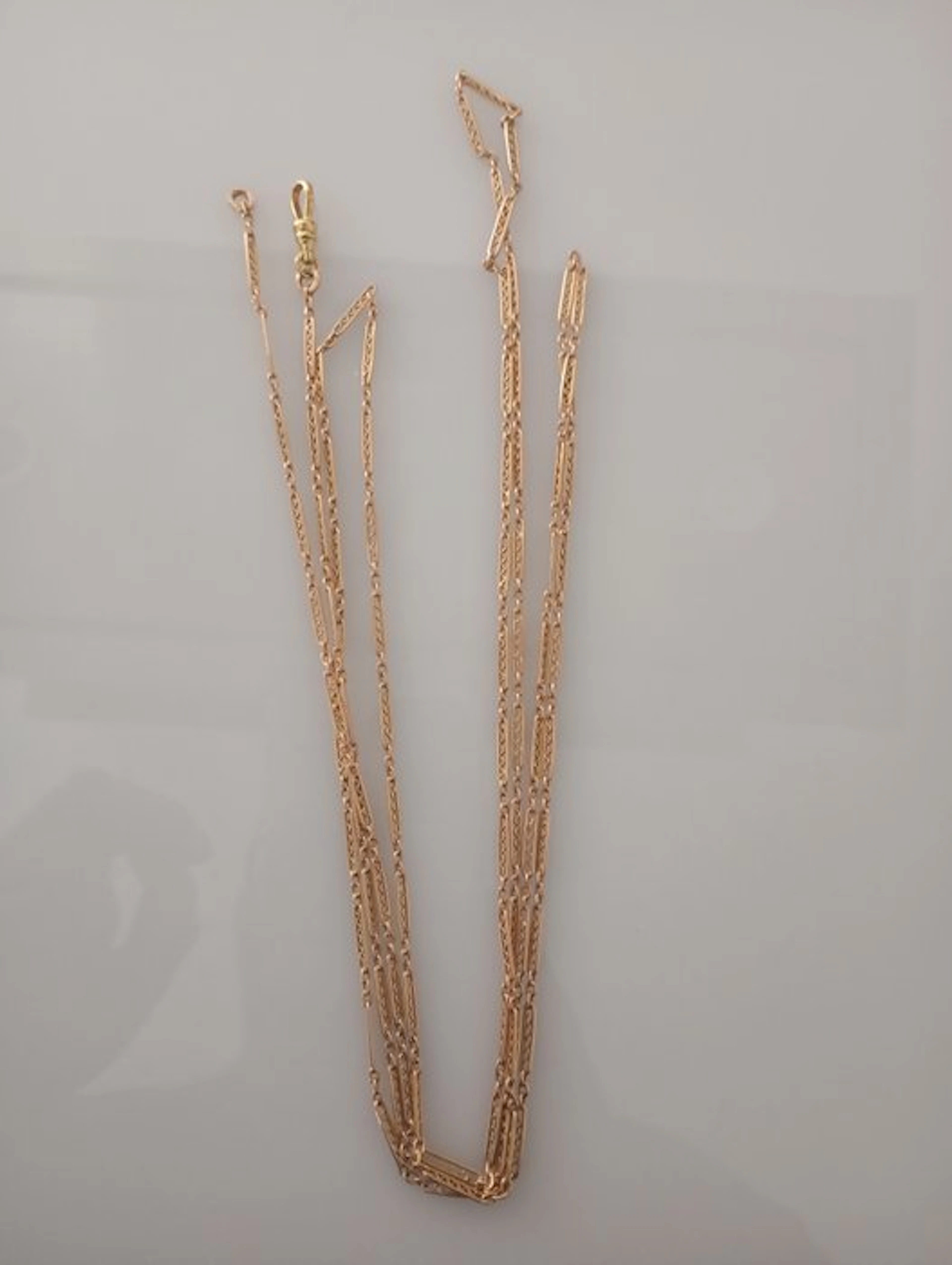 Watch necklace - 18 kt. Yellow gold