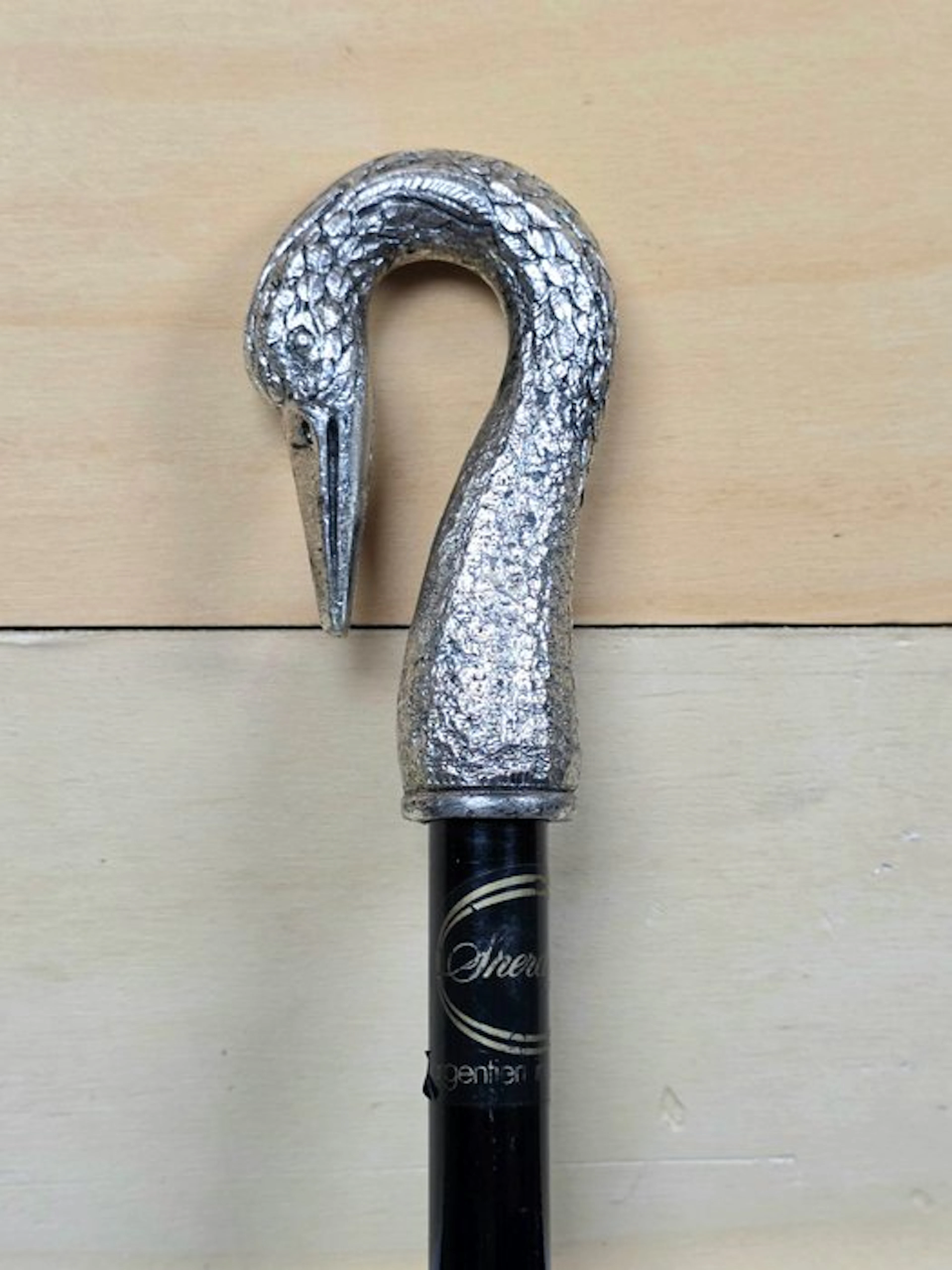 Sheratonn Walking stick - Wood, Silver-plated - SHERATONN Argenti Brescia