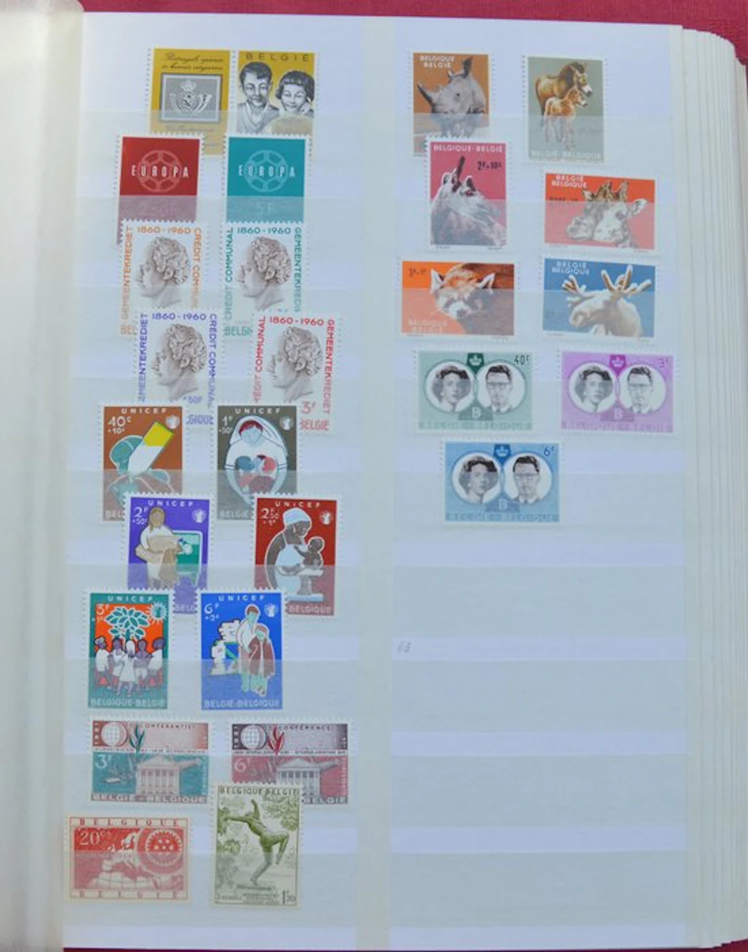 Belgium 1960/1999 - Important MNH collection -- 1960 / 1999