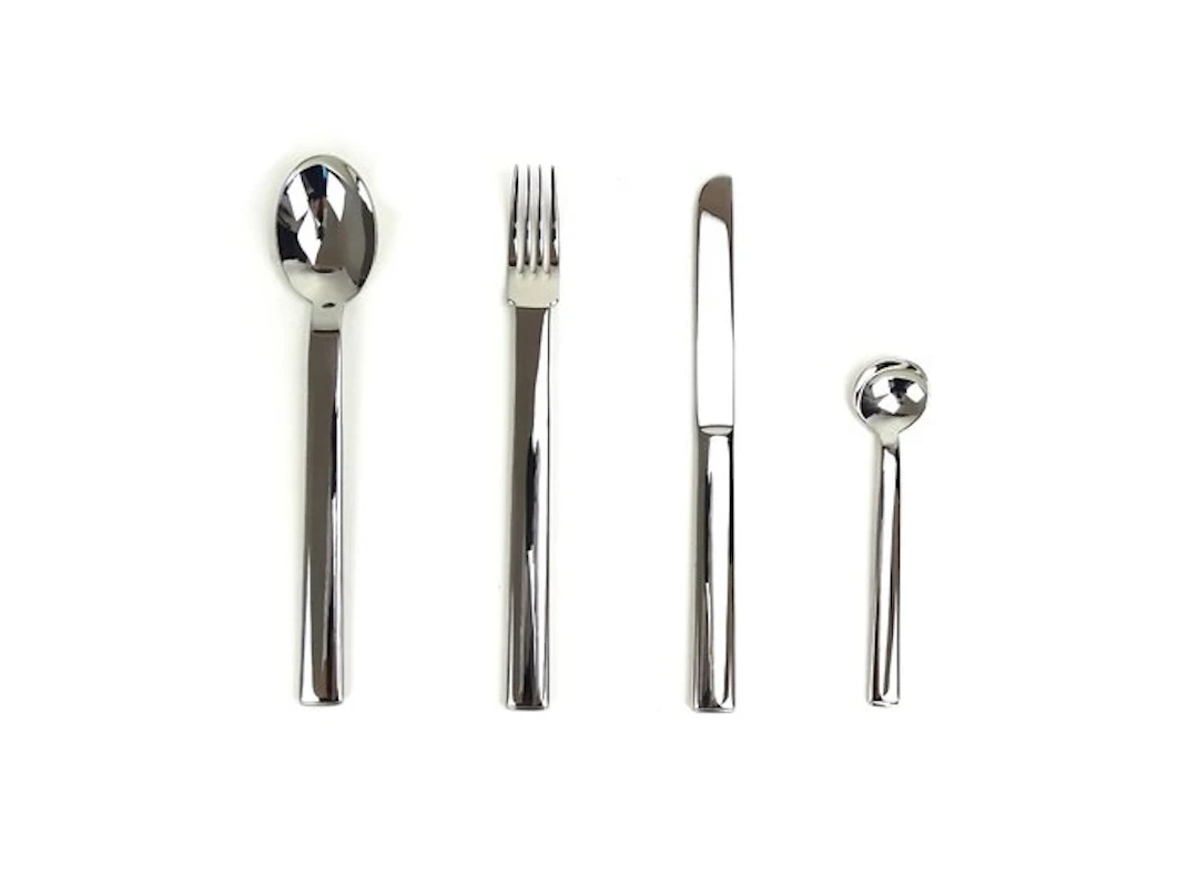 Alessi - Josef Hoffmann - Cutlery set (24) - ''Rundes...