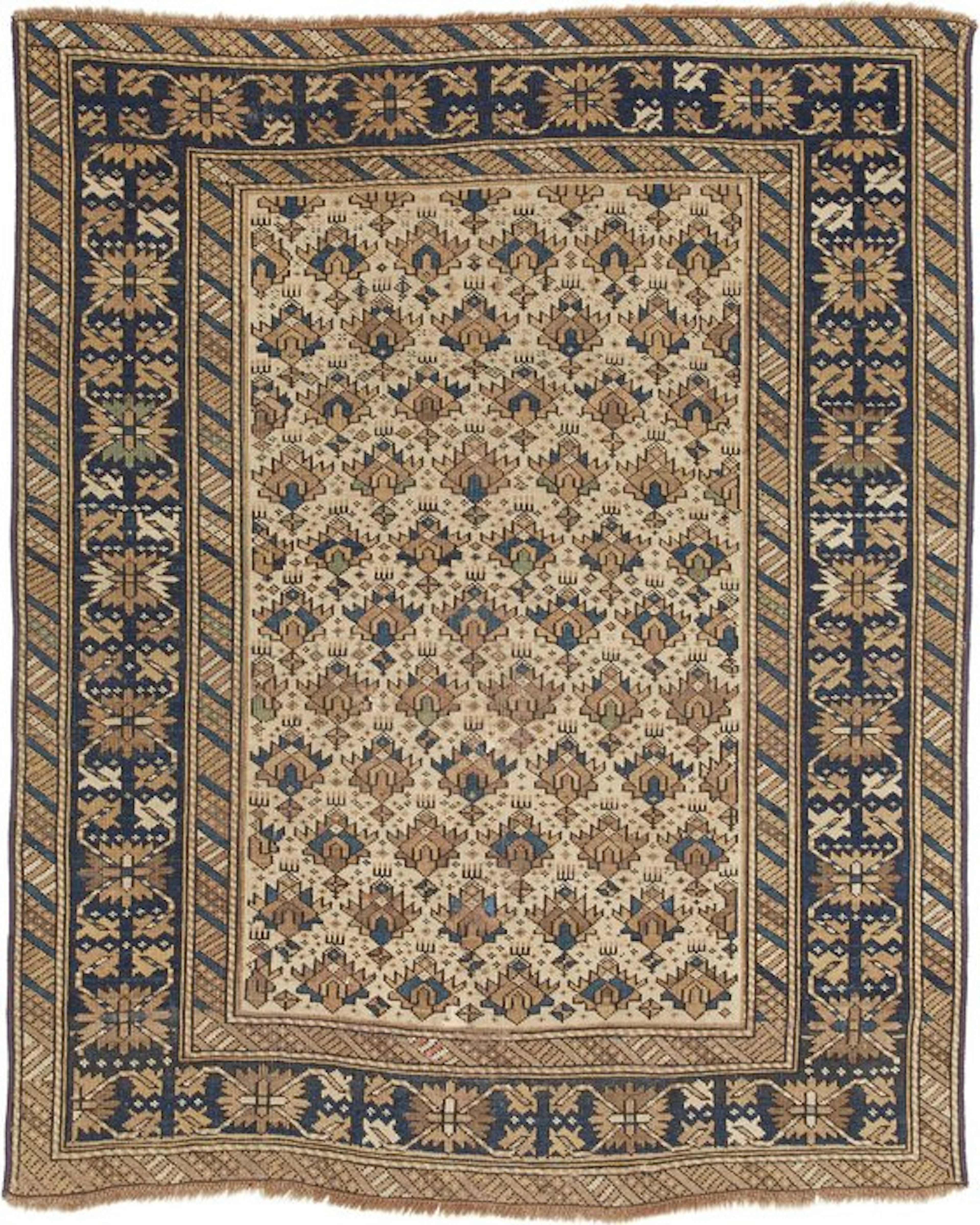 Shirwan - Kazak - Rug - 135 cm - 110 cm - Caucasus - Antique ca. 1920