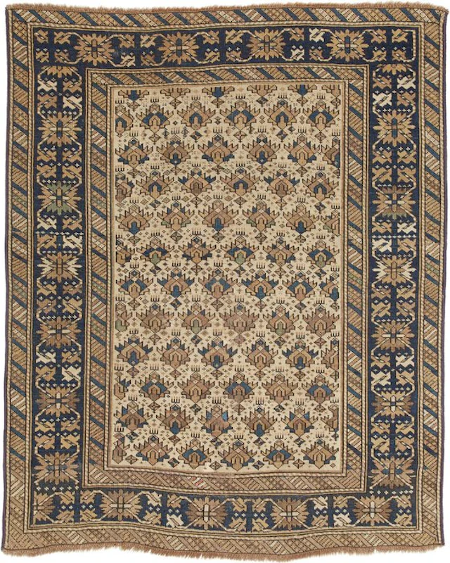 Shirwan - Kazak - Rug - 135 cm - 110 cm - Caucasus - Antique ca. 1920