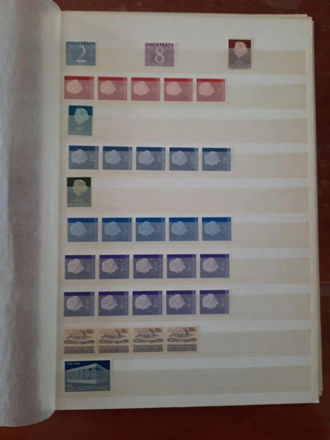 Netherlands 1937/2012 - Collection of Dutch roll stamps