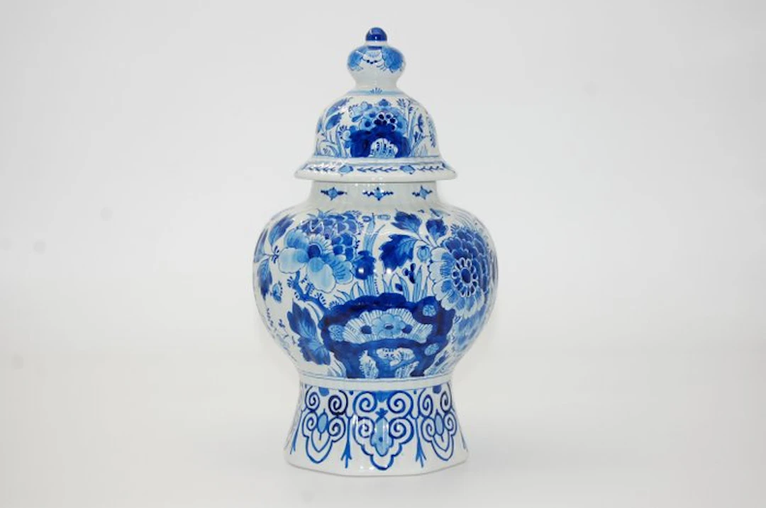 De Porceleyne Fles, Delft - H. 31cm / "CK" 1966 - Vase - Earthenware