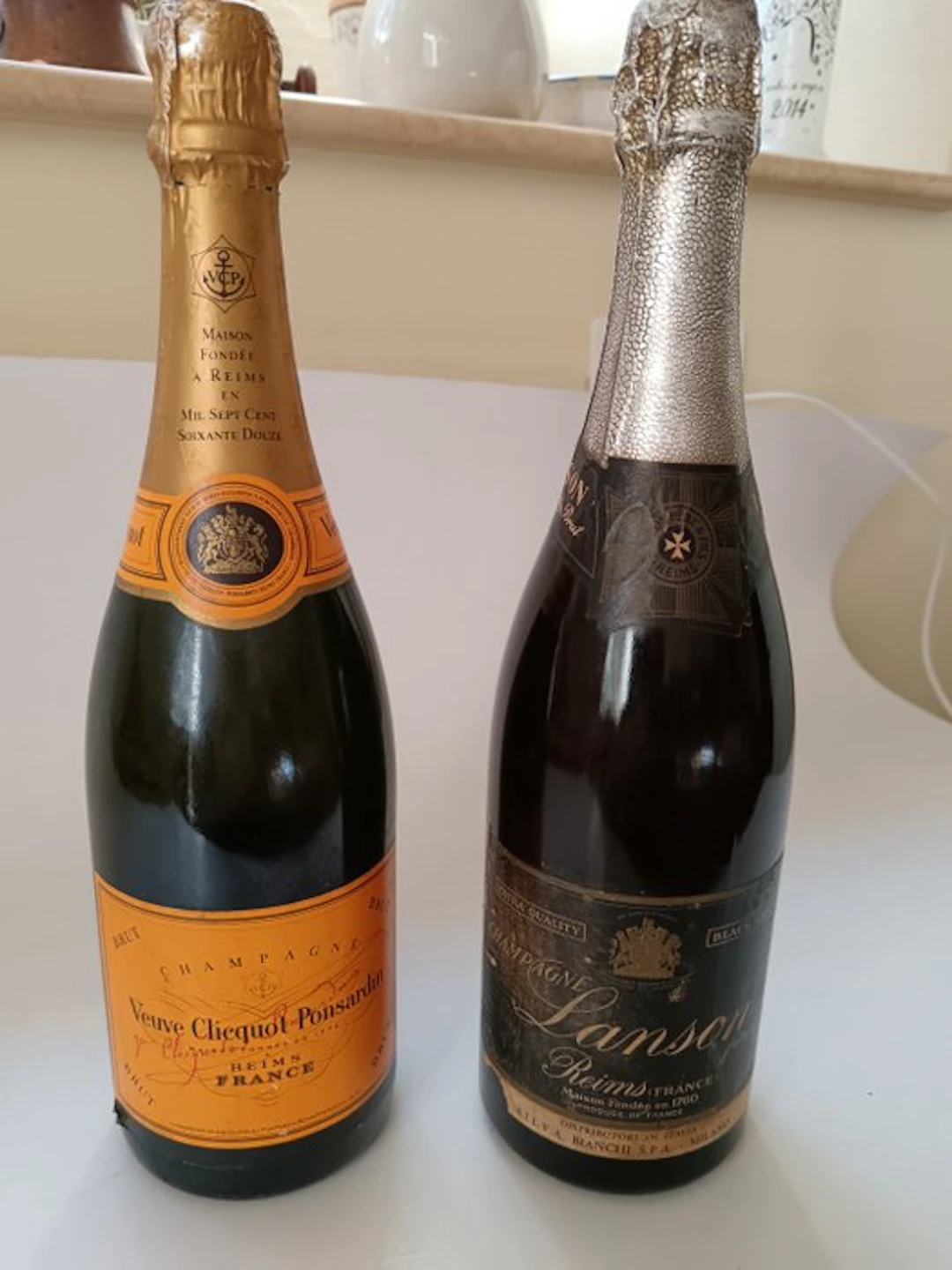 Lanson, Black Label Brut & Veuve Clicquot Ponsardin...