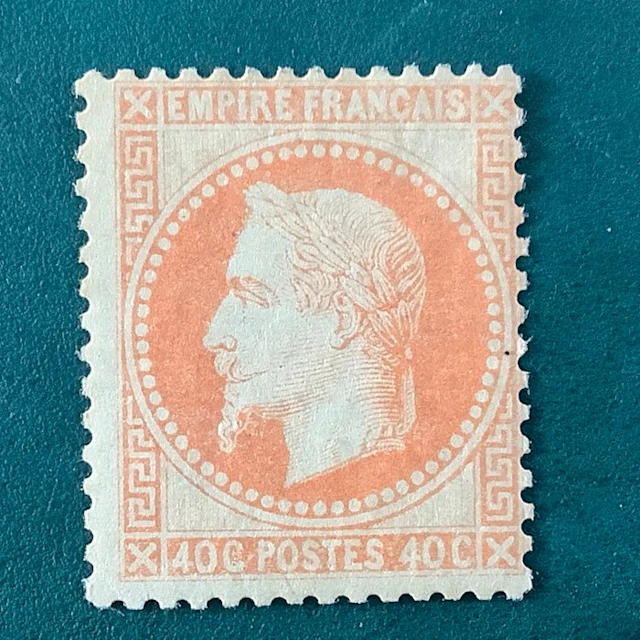 France 1869 - 40 cent Napoleon Lauree - MH - Yvert 31