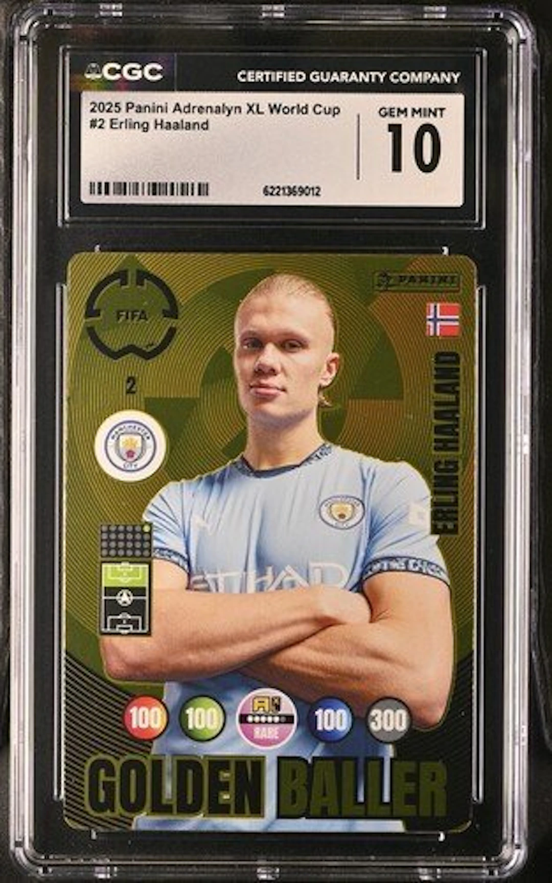 2025 Panini Erling Haaland #2 - Panini Adrenalyn XL FIFA...