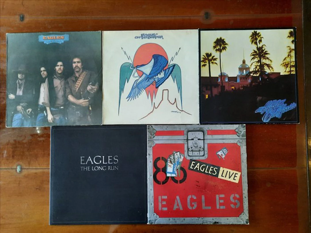 Eagles - Collection of 5 x very early LP albums including...