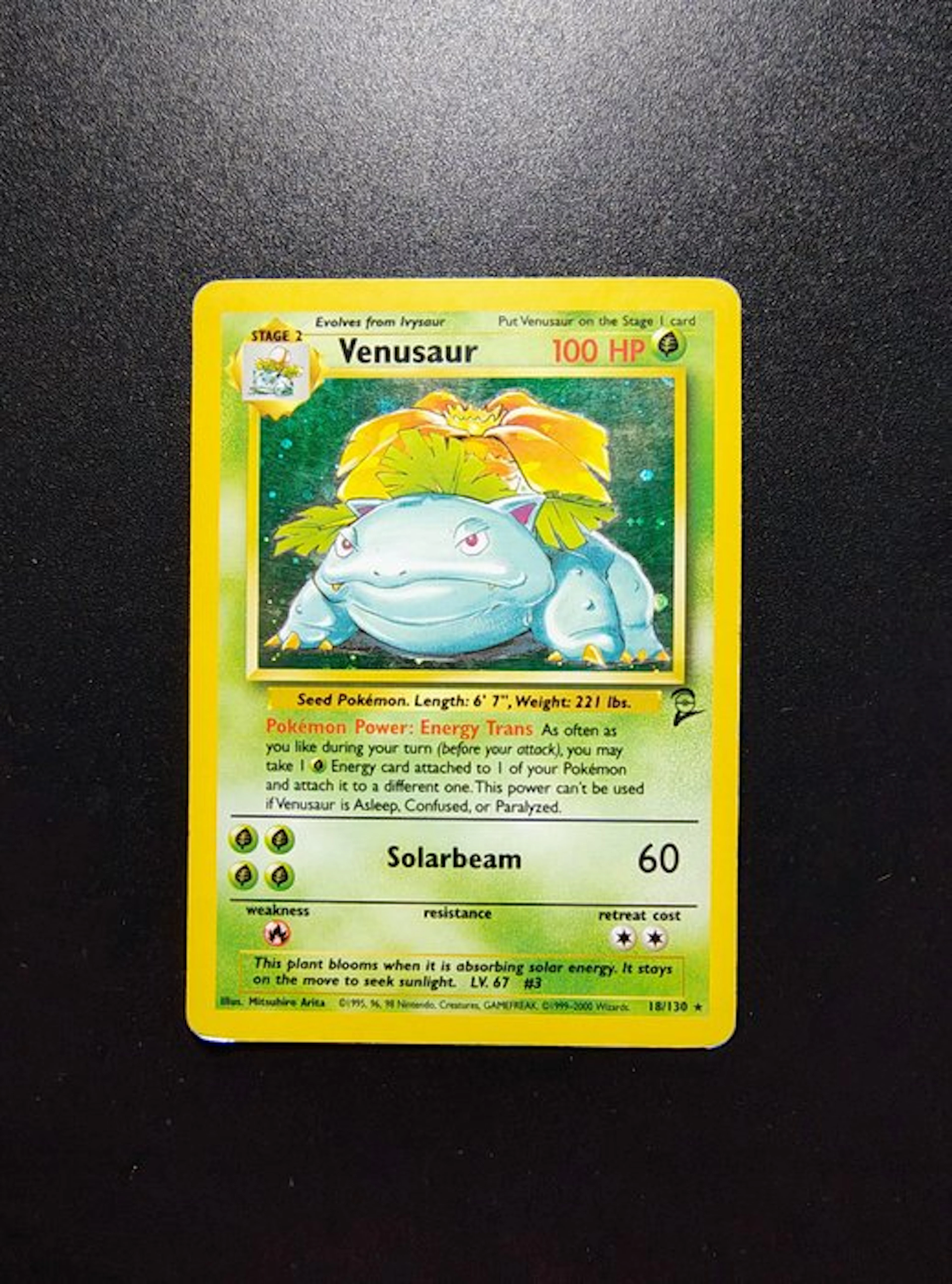 Pokémon - 1 Card - Venusaur Holo - WOTC - Base set 2