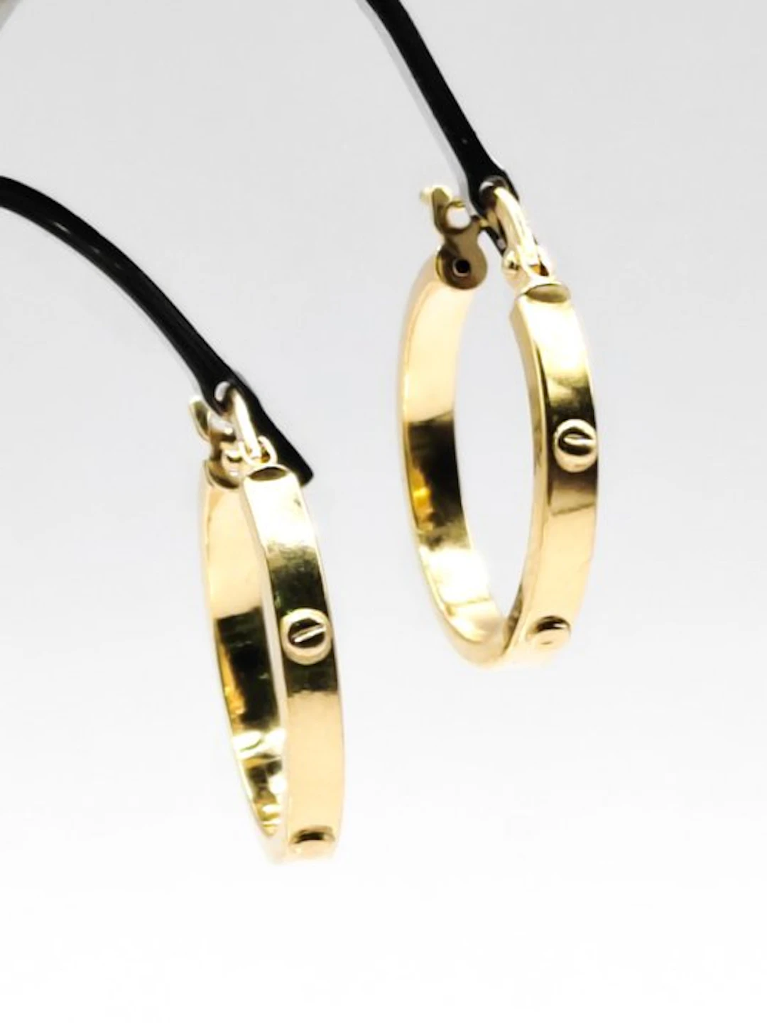 No reserve price - Earrings - 18 kt. Yellow gold