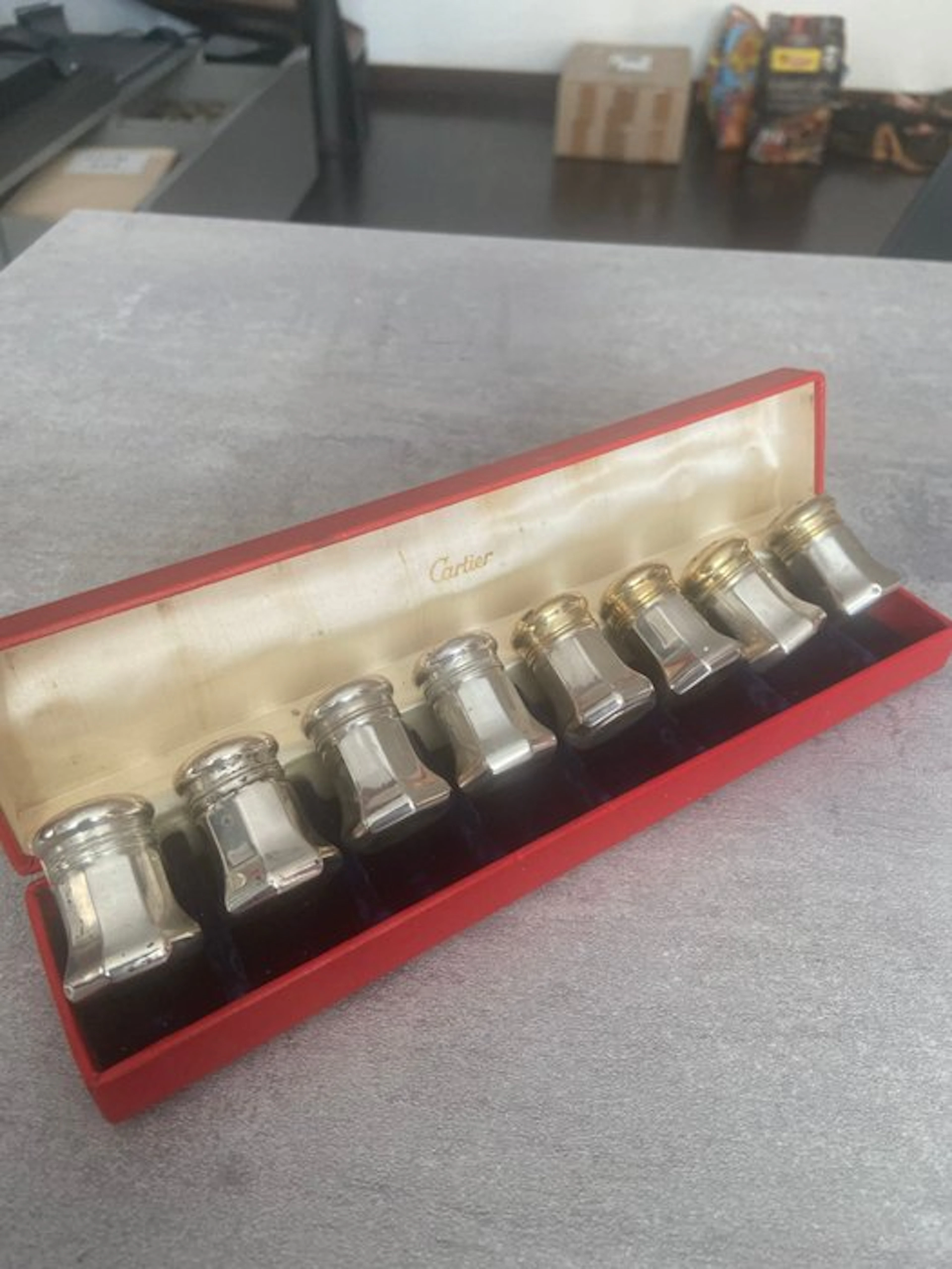 Cartier - Salt and pepper shakers (8) - 925 sterling silver