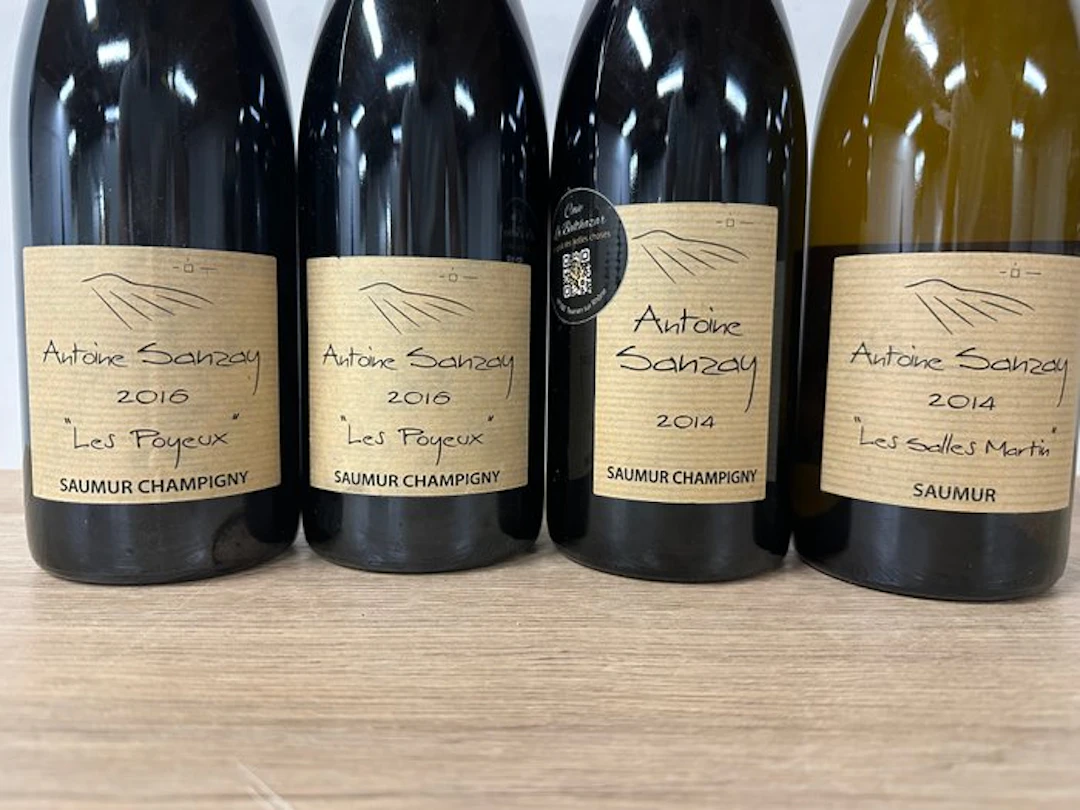 2016 x 2 Antoine Sanzay"Les Poyeaux" 2014 & Saumur "Les...